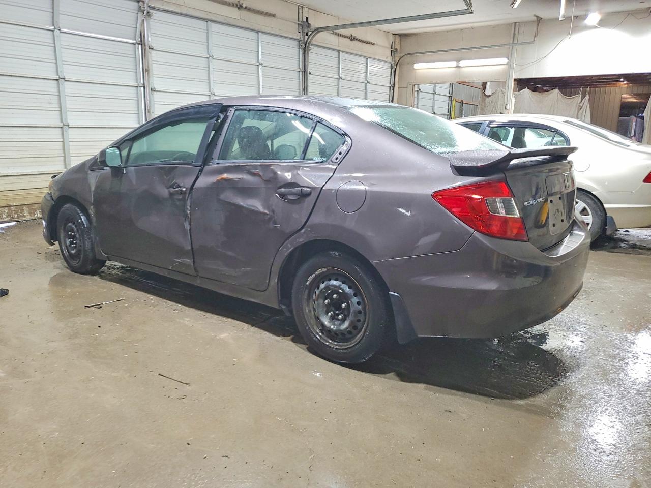 2012 Honda Civic Lx Charcoal vin: 19XFB2F56CE053705