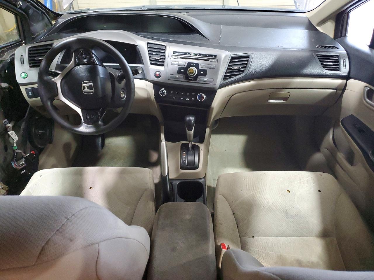 2012 Honda Civic Lx Charcoal vin: 19XFB2F56CE053705