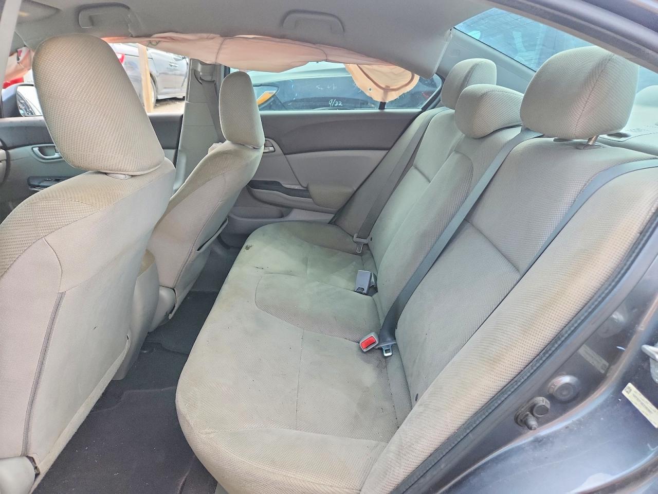 2012 Honda Civic Lx Gray vin: 19XFB2F56CE069807