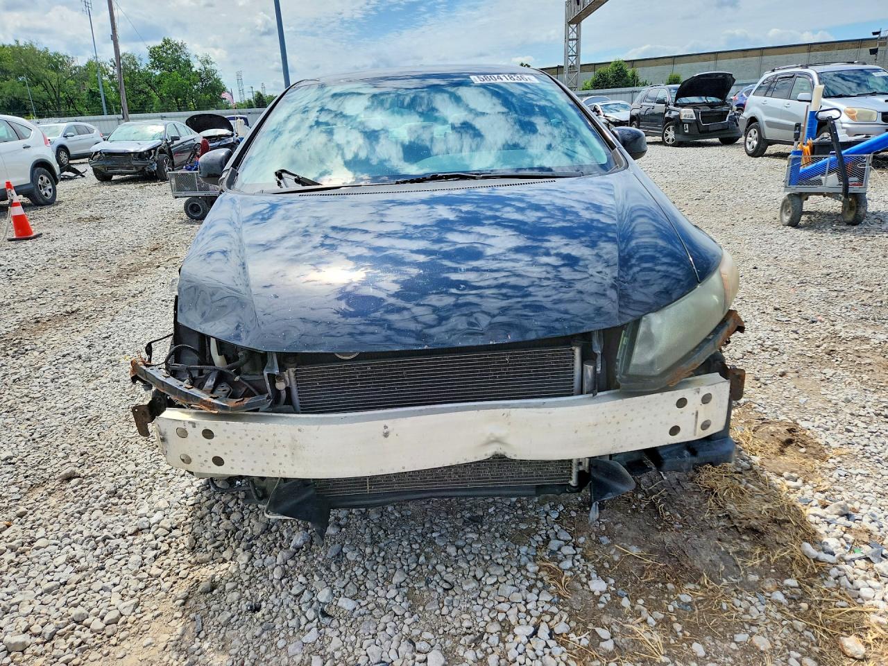 2012 Honda Civic Lx Black vin: 19XFB2F56CE070892
