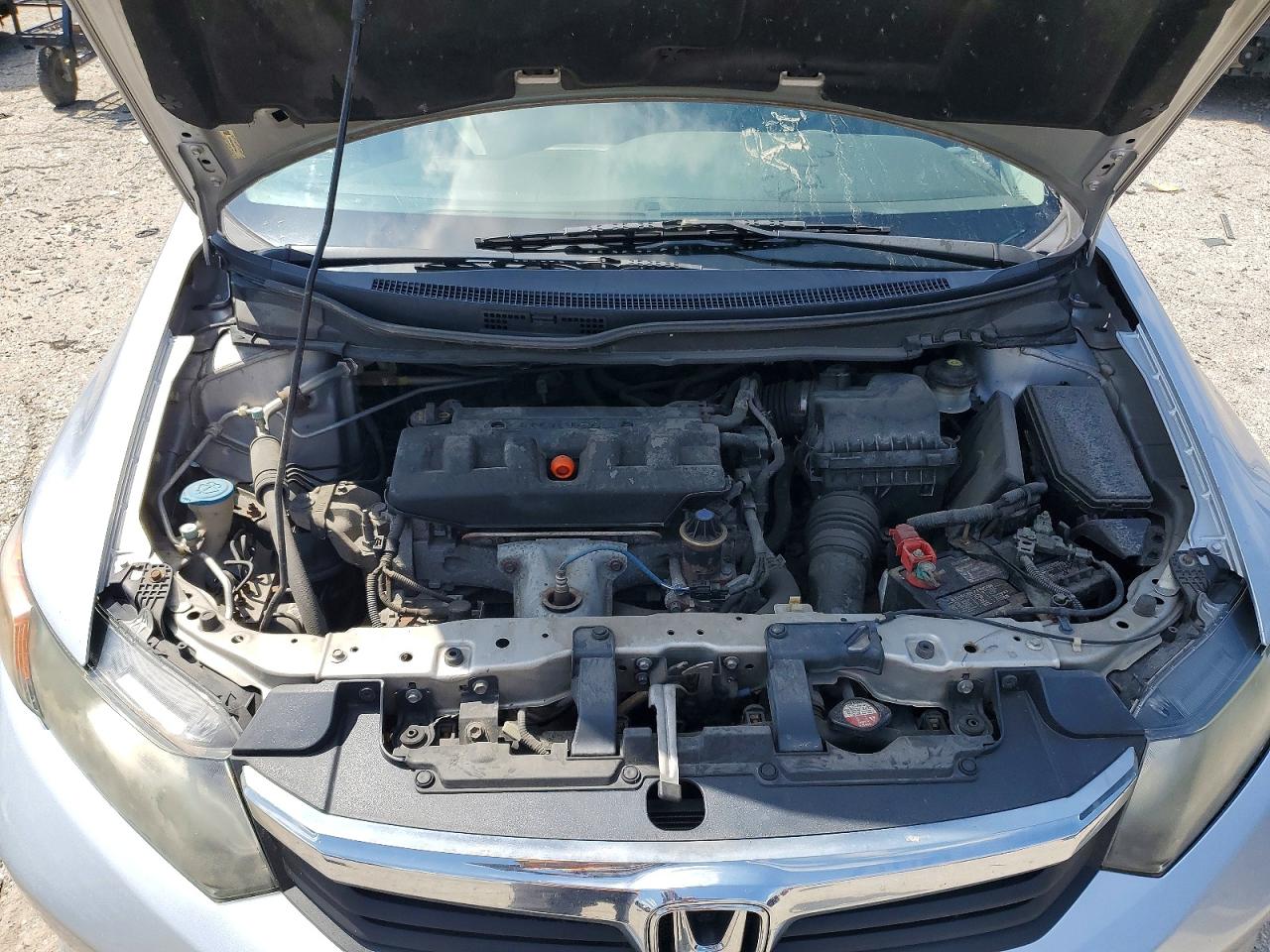 2012 Honda Civic 2d Dx Silver vin: 19XFB2F56CE077924