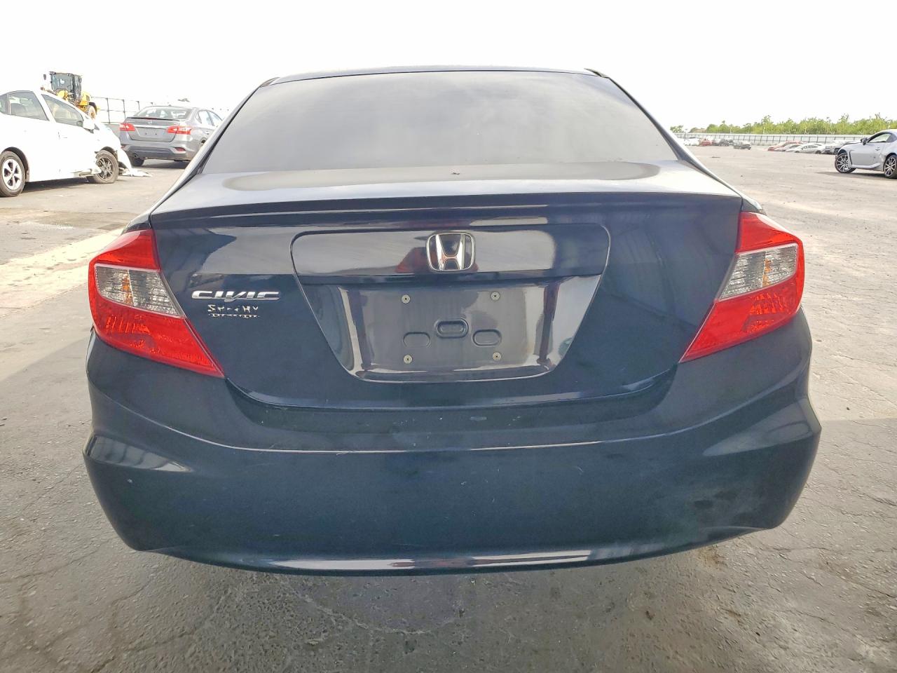 2012 Honda Civic Lx Black vin: 19XFB2F56CE103647