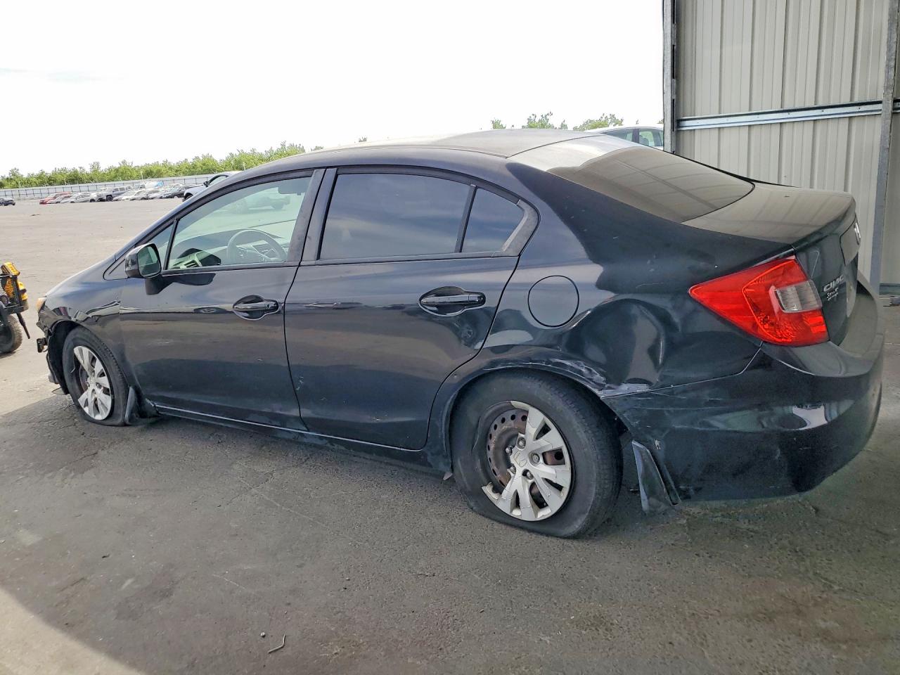 2012 Honda Civic Lx Black vin: 19XFB2F56CE103647
