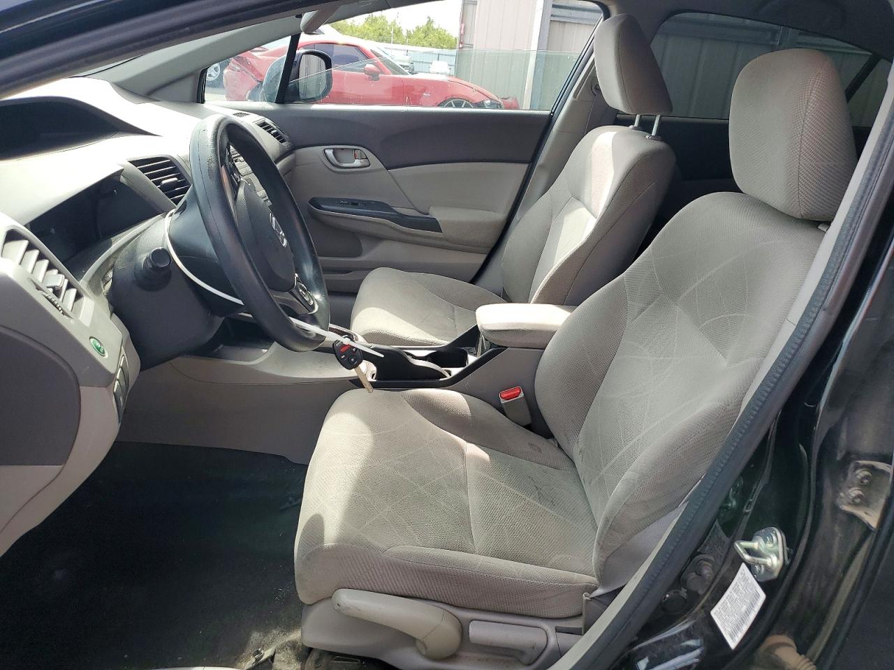 2012 Honda Civic Lx Black vin: 19XFB2F56CE103647