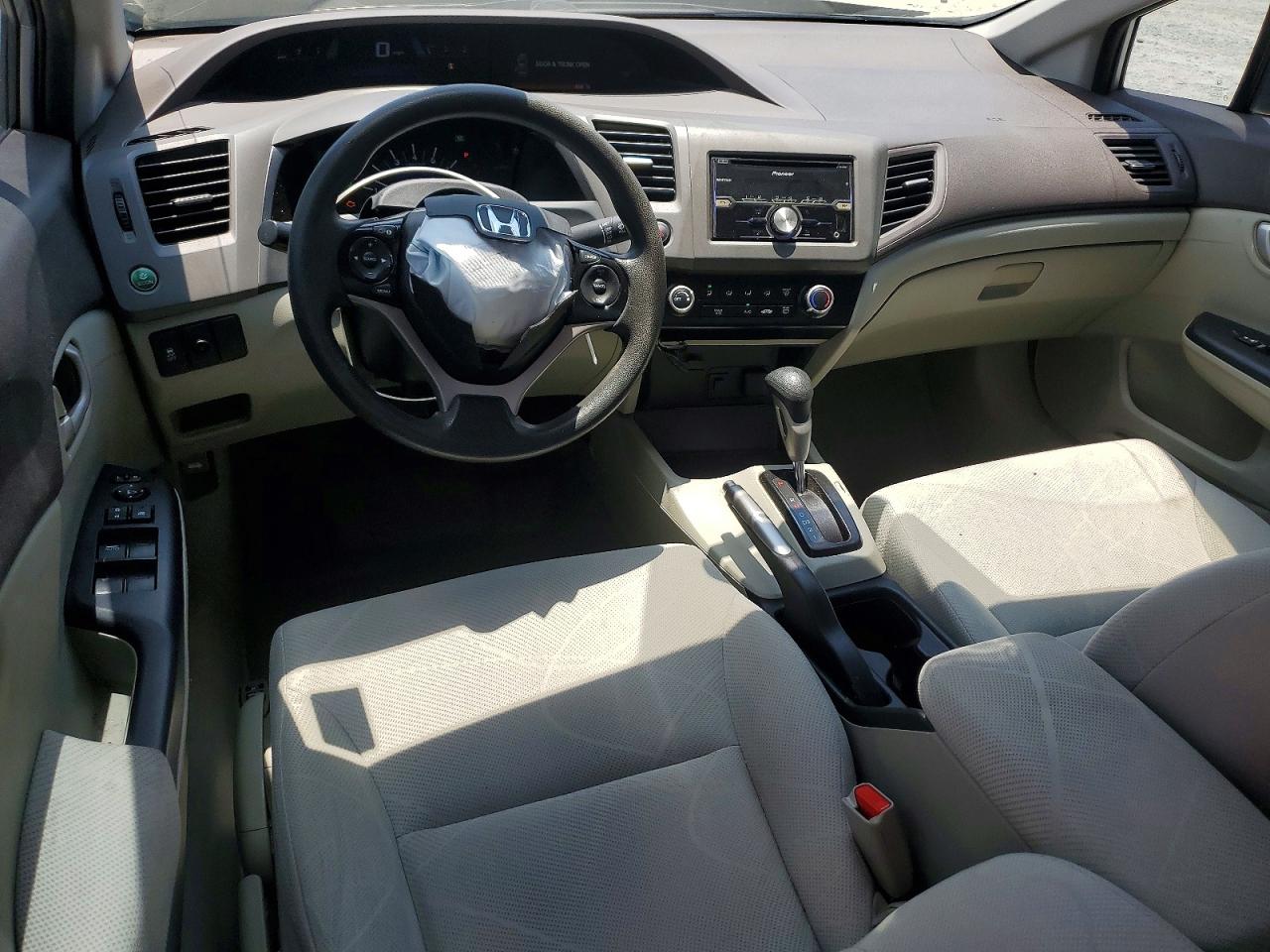 2012 Honda Civic Lx Silver vin: 19XFB2F56CE105141
