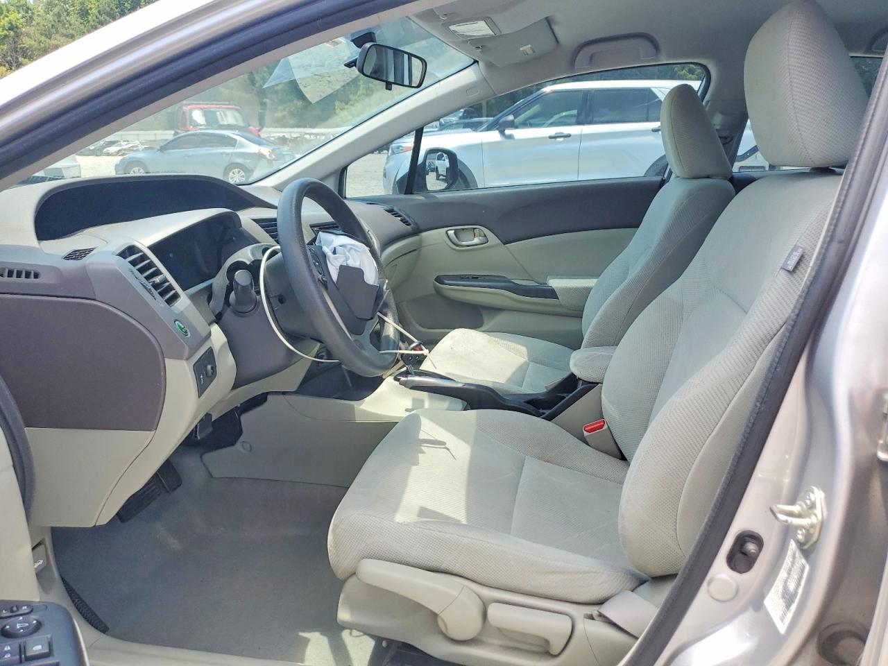 2012 Honda Civic Lx Silver vin: 19XFB2F56CE105141