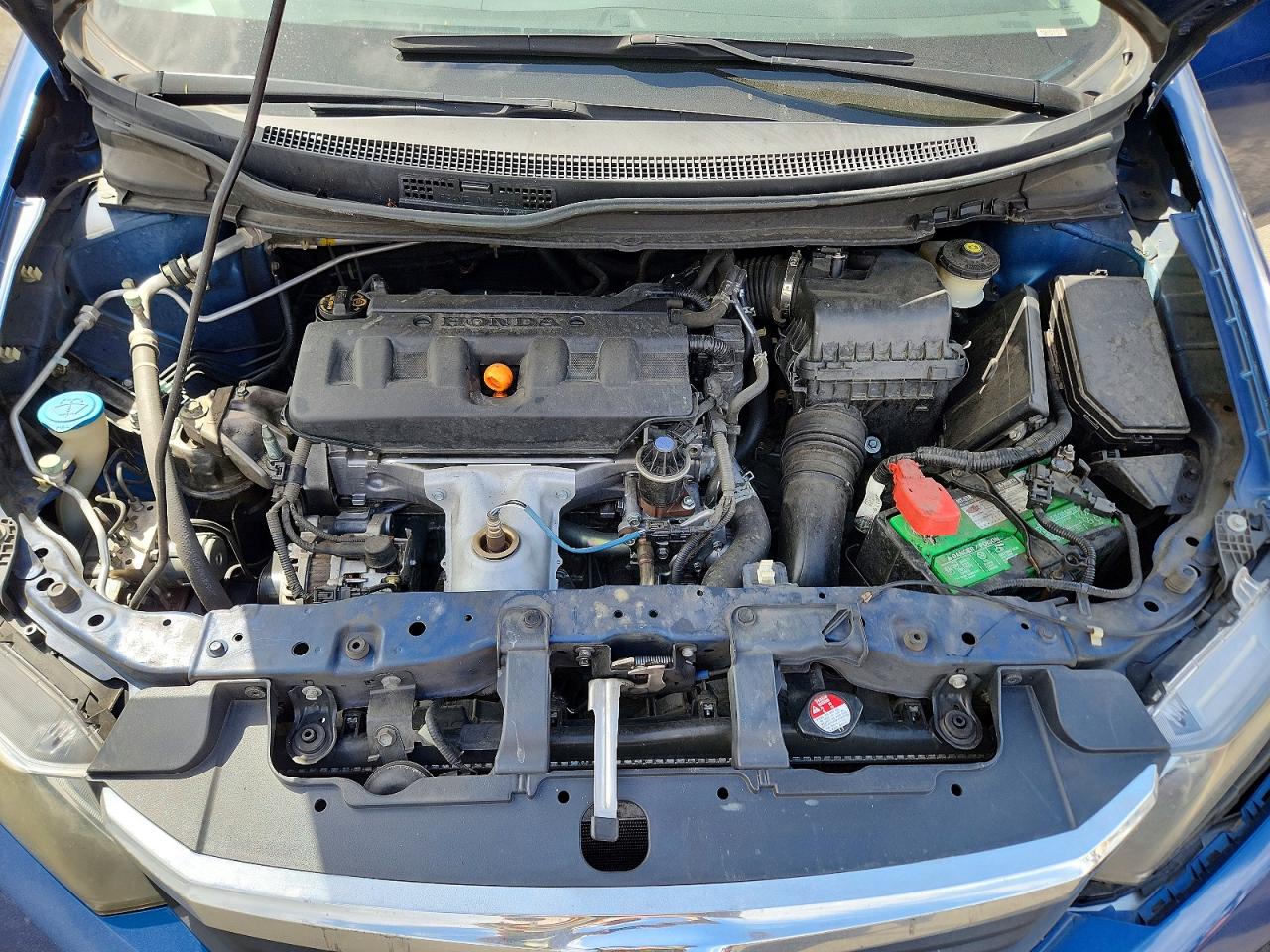 2012 Honda Civic Lx Blue vin: 19XFB2F56CE302620