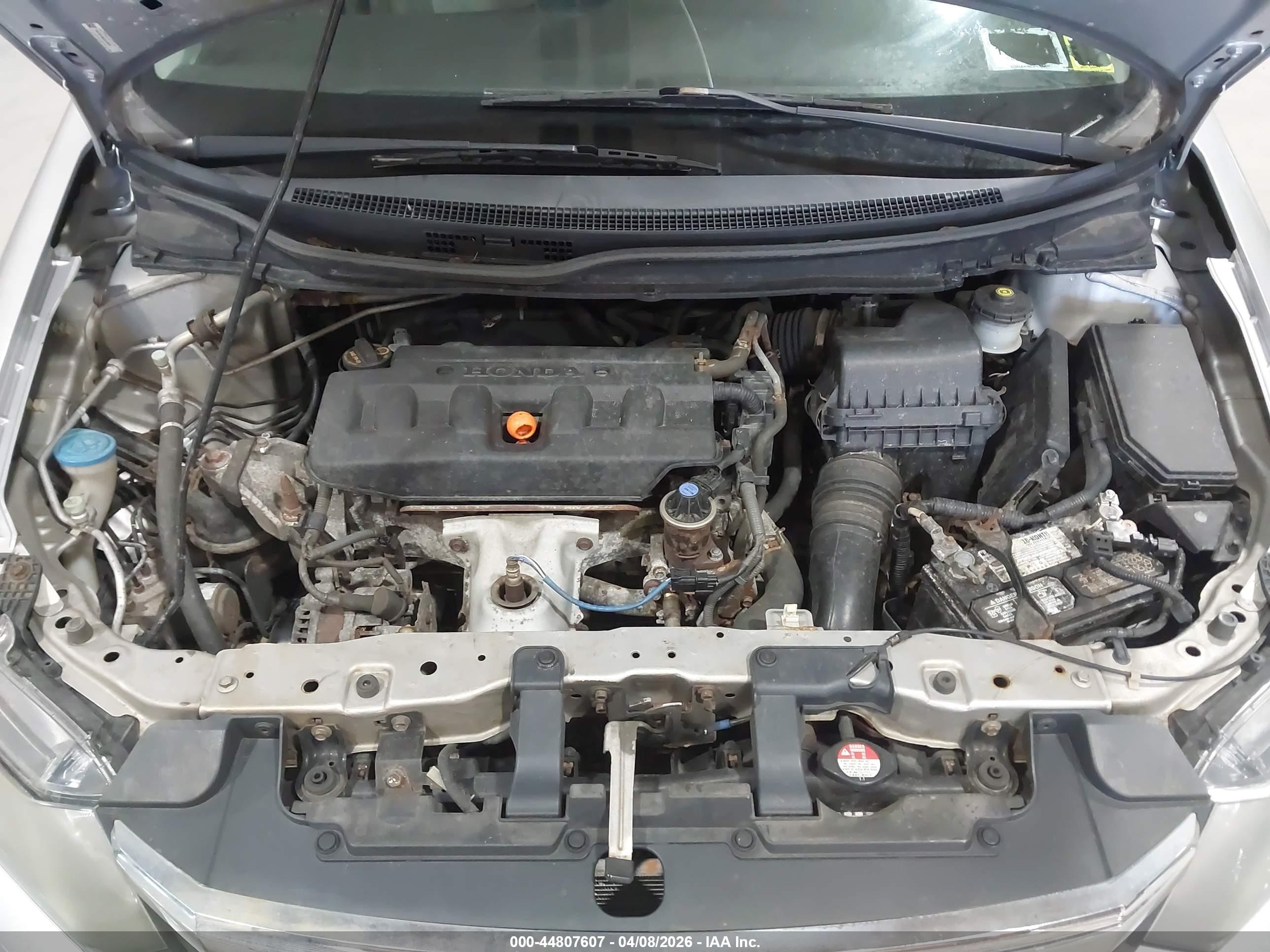2012 Honda Civic Lx Gray vin: 19XFB2F56CE313018