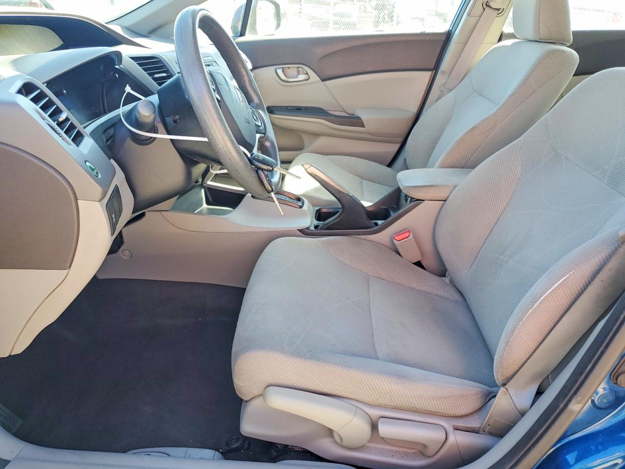 2012 Honda Civic Lx Blue vin: 19XFB2F56CE315044