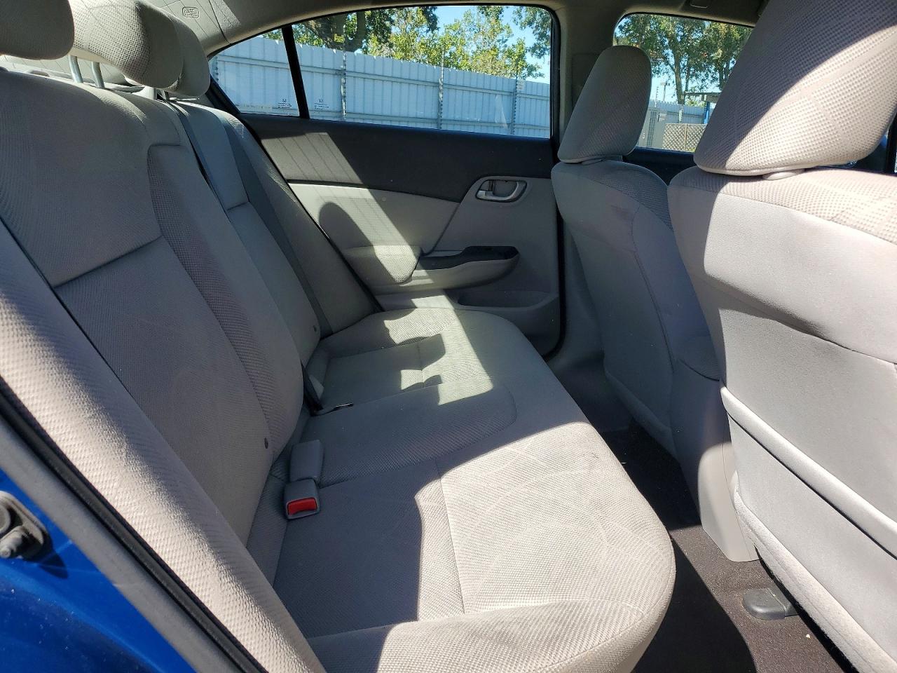 2012 Honda Civic Lx Blue vin: 19XFB2F56CE315044