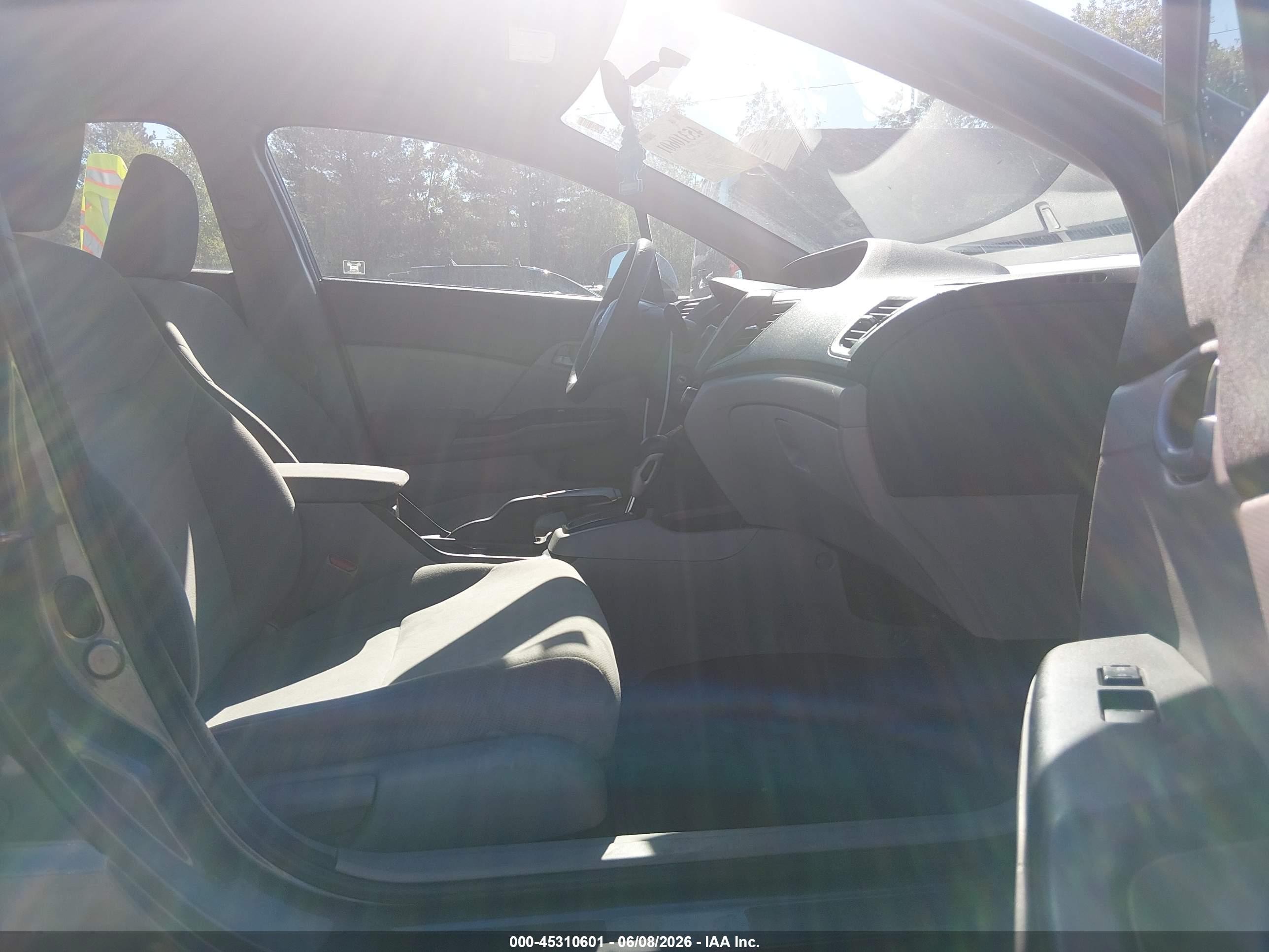 2012 Honda Civic Lx Gray vin: 19XFB2F56CE318767