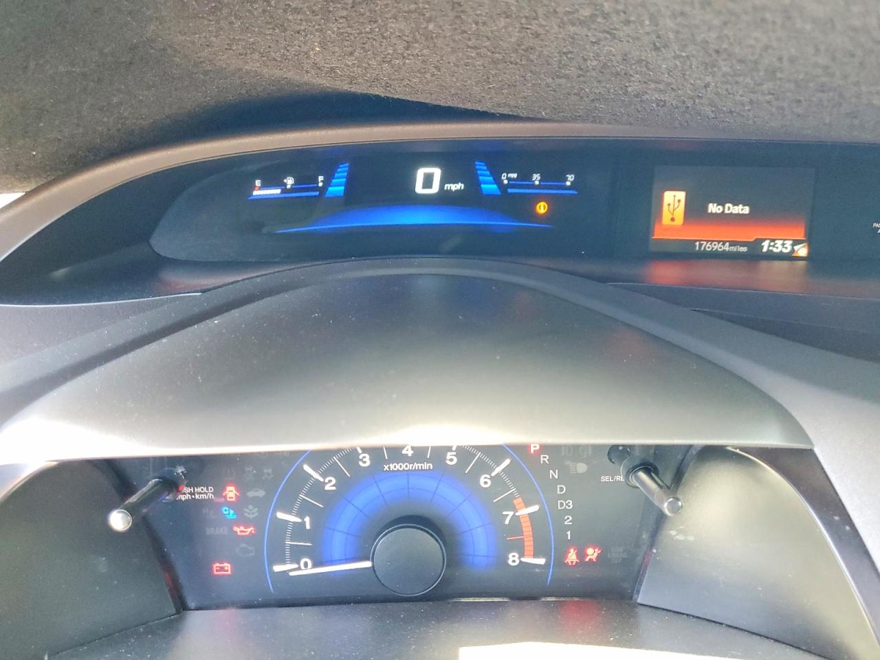 2012 Honda Civic Lx Gray vin: 19XFB2F56CE347296