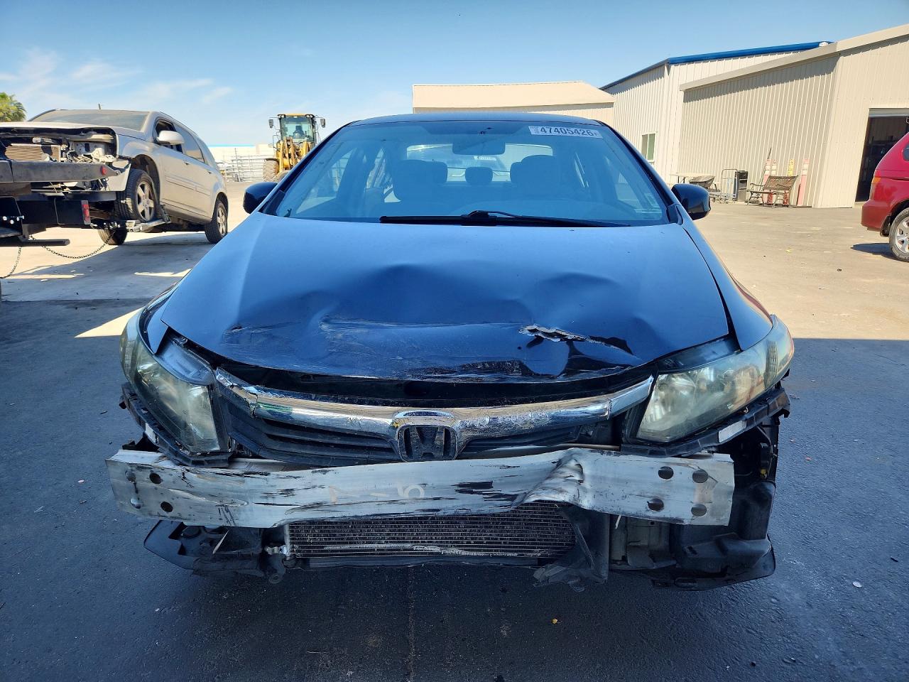 2012 Honda Civic Lx Black vin: 19XFB2F56CE354233