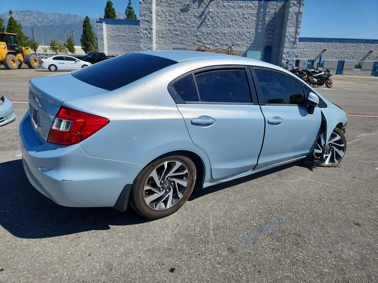 2012 Honda Civic Lx Серебряный vin: 19XFB2F56CE374028