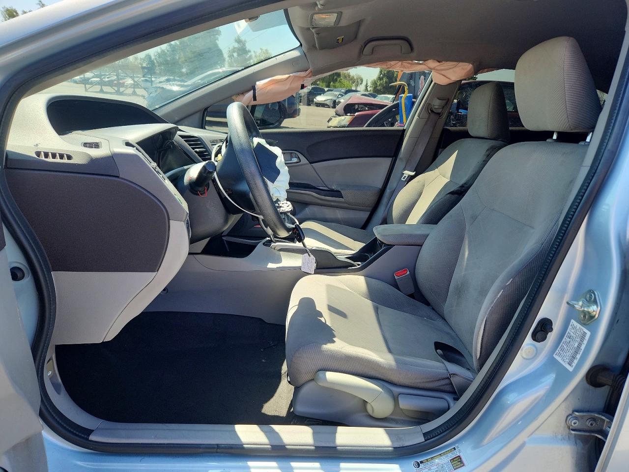 2012 Honda Civic Lx Серебряный vin: 19XFB2F56CE374028