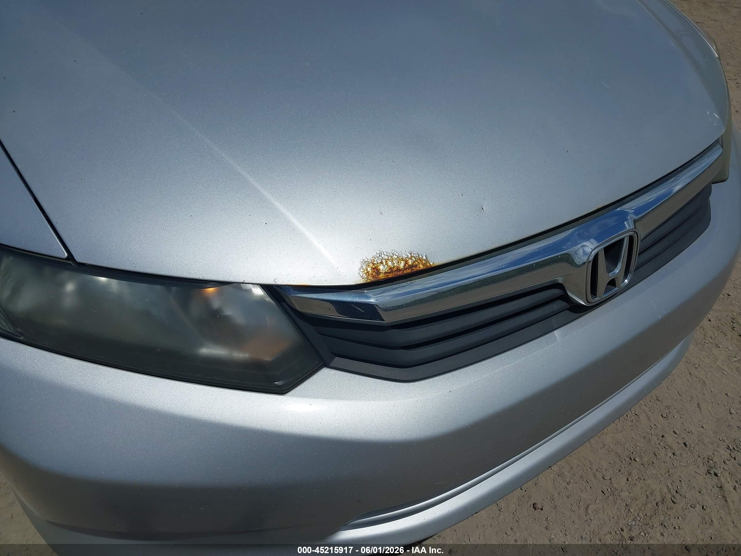 2012 Honda Civic Lx Silver vin: 19XFB2F56CE380931
