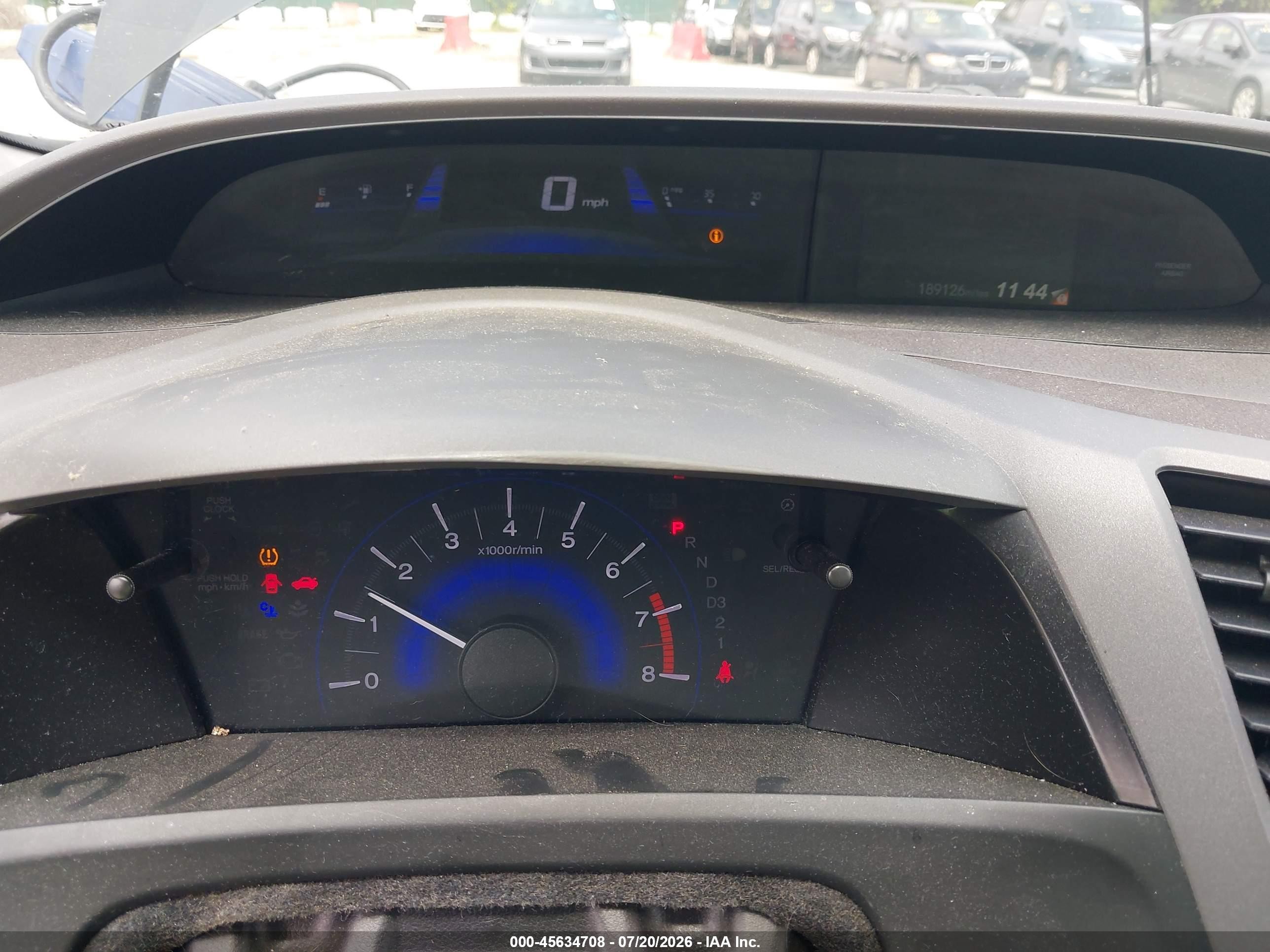 2012 Honda Civic Lx Черный vin: 19XFB2F56CE383134