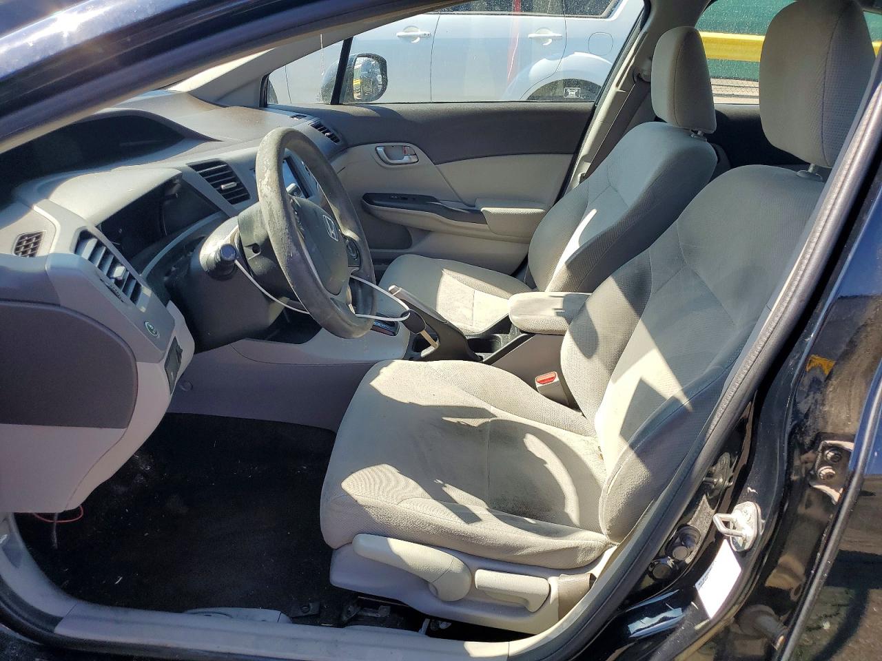 2012 Honda Civic Lx Black vin: 19XFB2F56CE388334