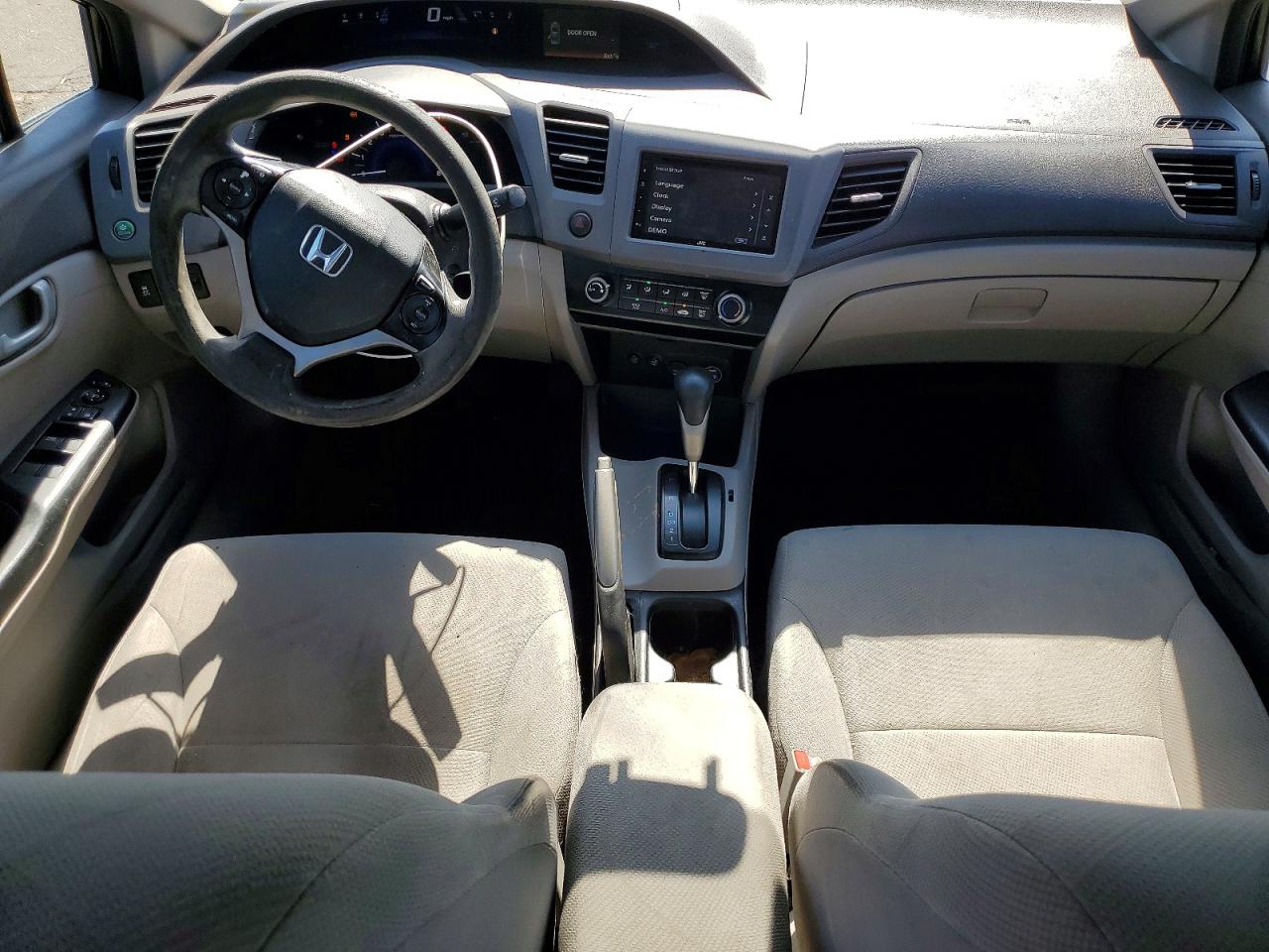 2012 Honda Civic Lx Black vin: 19XFB2F56CE388334