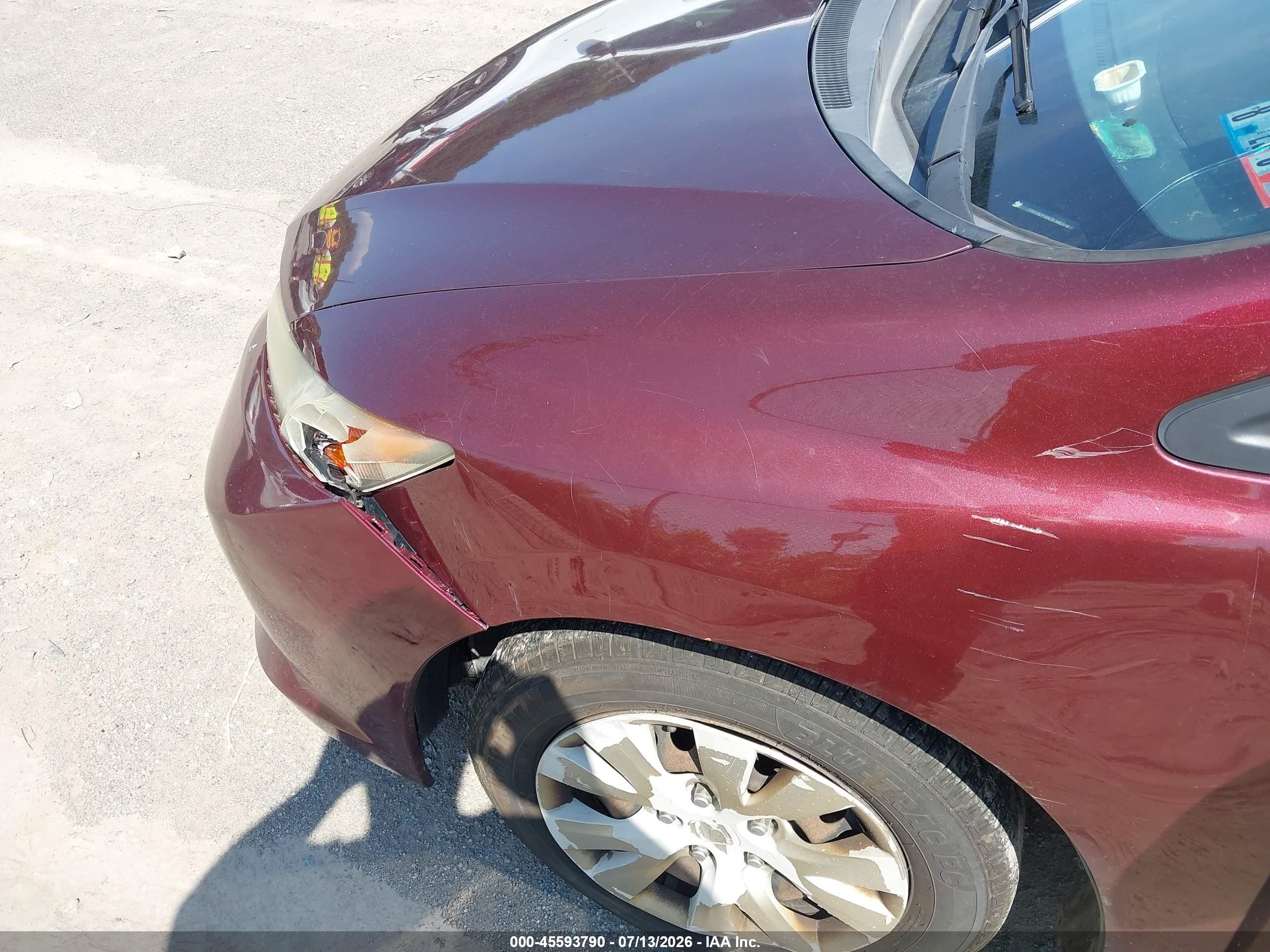 2012 Honda Civic Lx Burgundy vin: 19XFB2F56CE390374