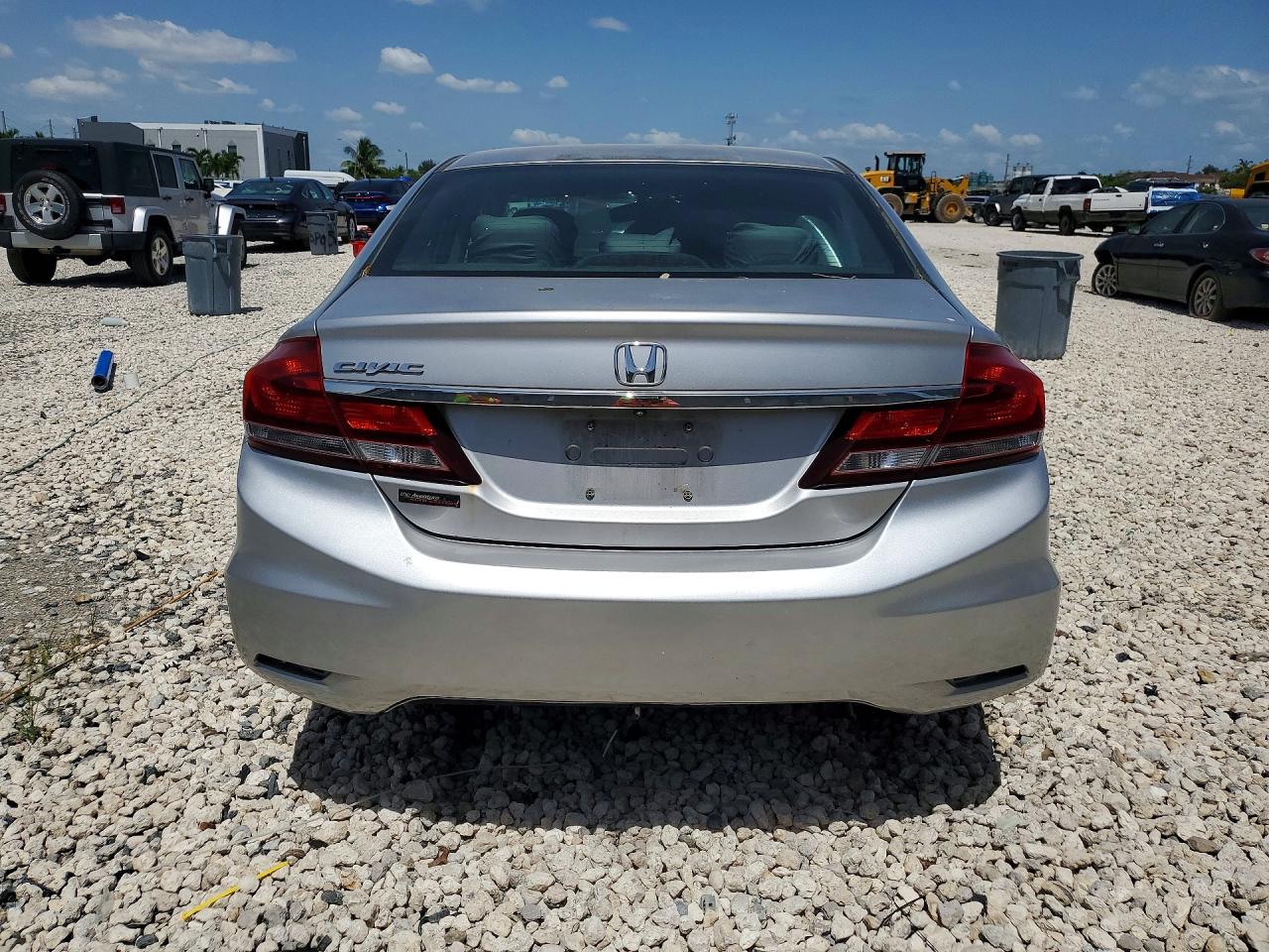 2013 Honda Civic Lx Silver vin: 19XFB2F56DE012671