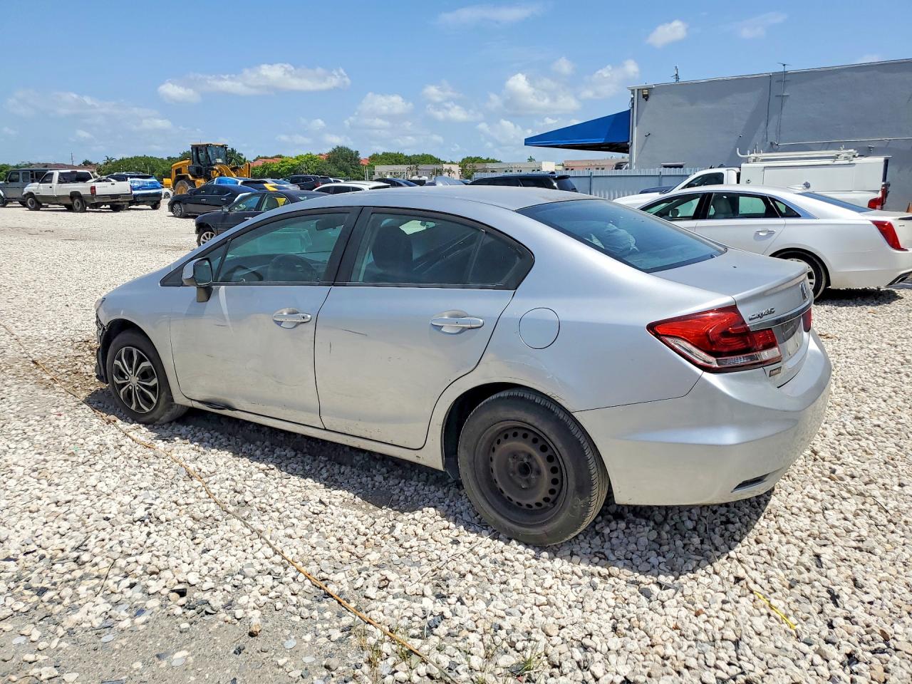 2013 Honda Civic Lx Silver vin: 19XFB2F56DE012671