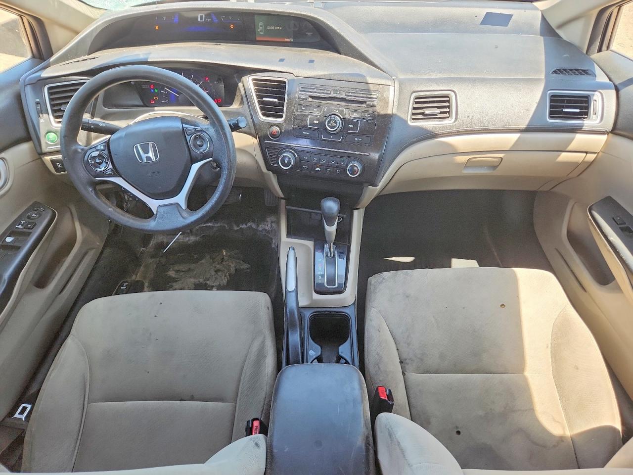 2013 Honda Civic Lx Gray vin: 19XFB2F56DE040891