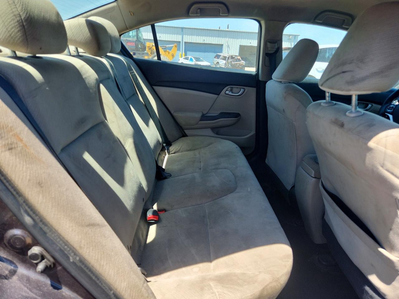 2013 Honda Civic Lx Gray vin: 19XFB2F56DE040891