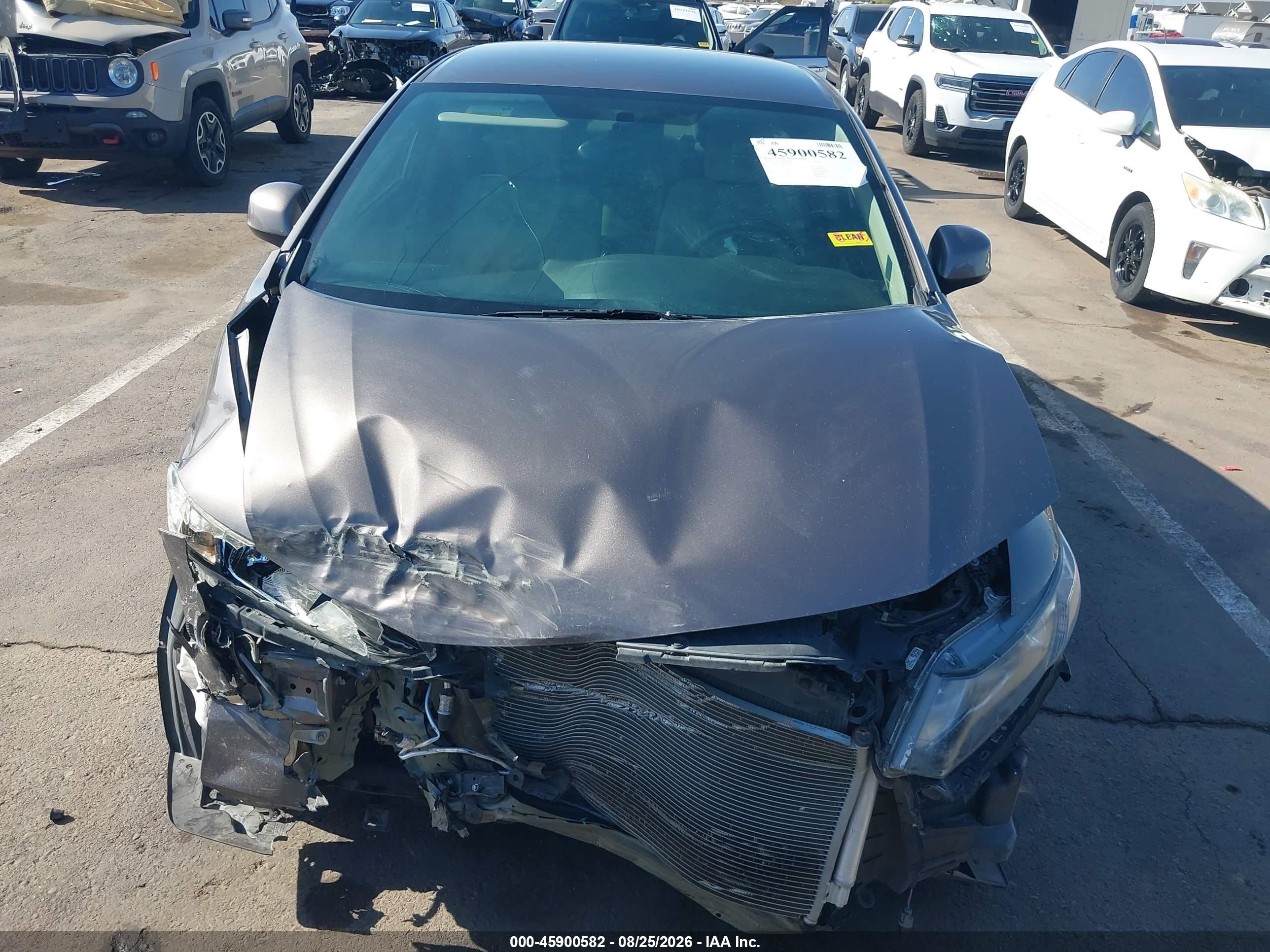 2013 Honda Civic Lx Gray vin: 19XFB2F56DE044732