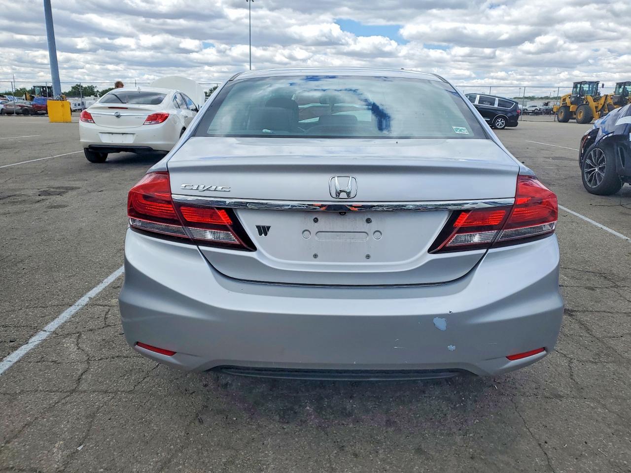 2013 Honda Civic Lx Silver vin: 19XFB2F56DE051471