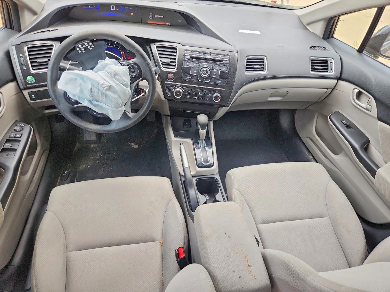 2013 Honda Civic Lx Gray vin: 19XFB2F56DE055374