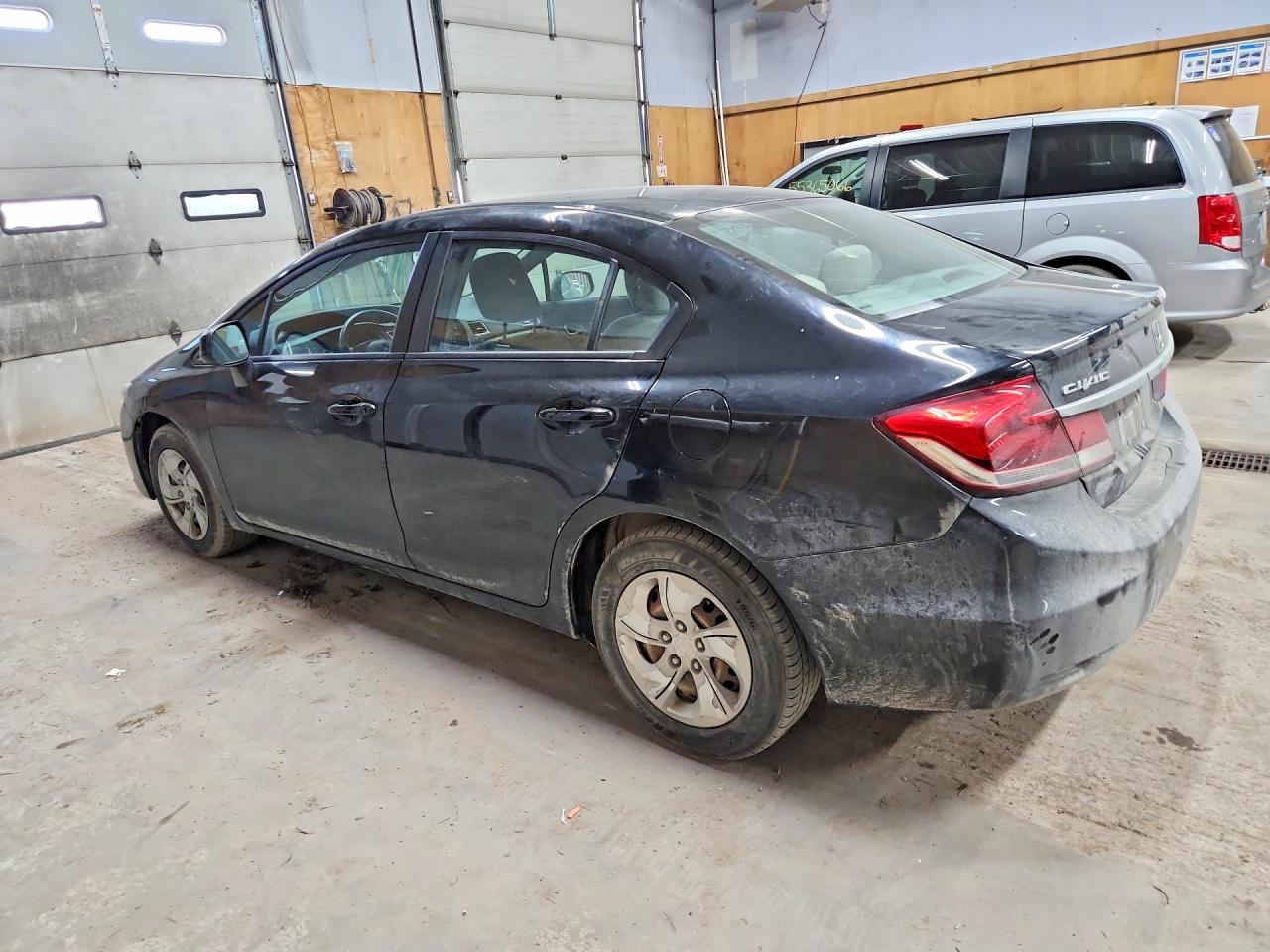2013 Honda Civic Lx Черный vin: 19XFB2F56DE066522