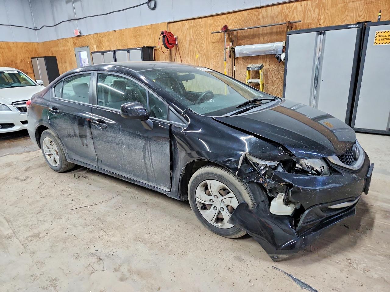 2013 Honda Civic Lx Черный vin: 19XFB2F56DE066522