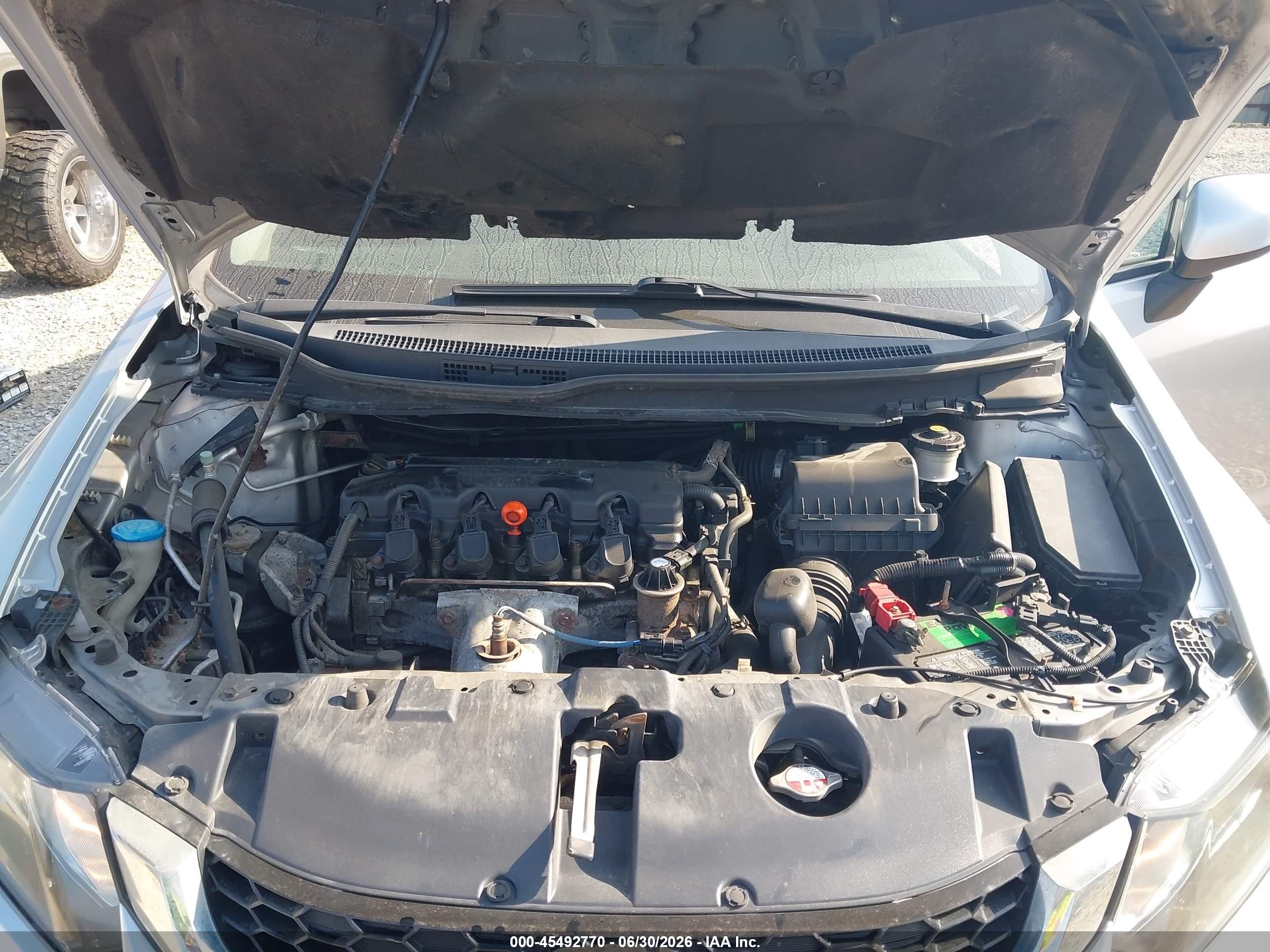 2013 Honda Civic Lx Silver vin: 19XFB2F56DE069274
