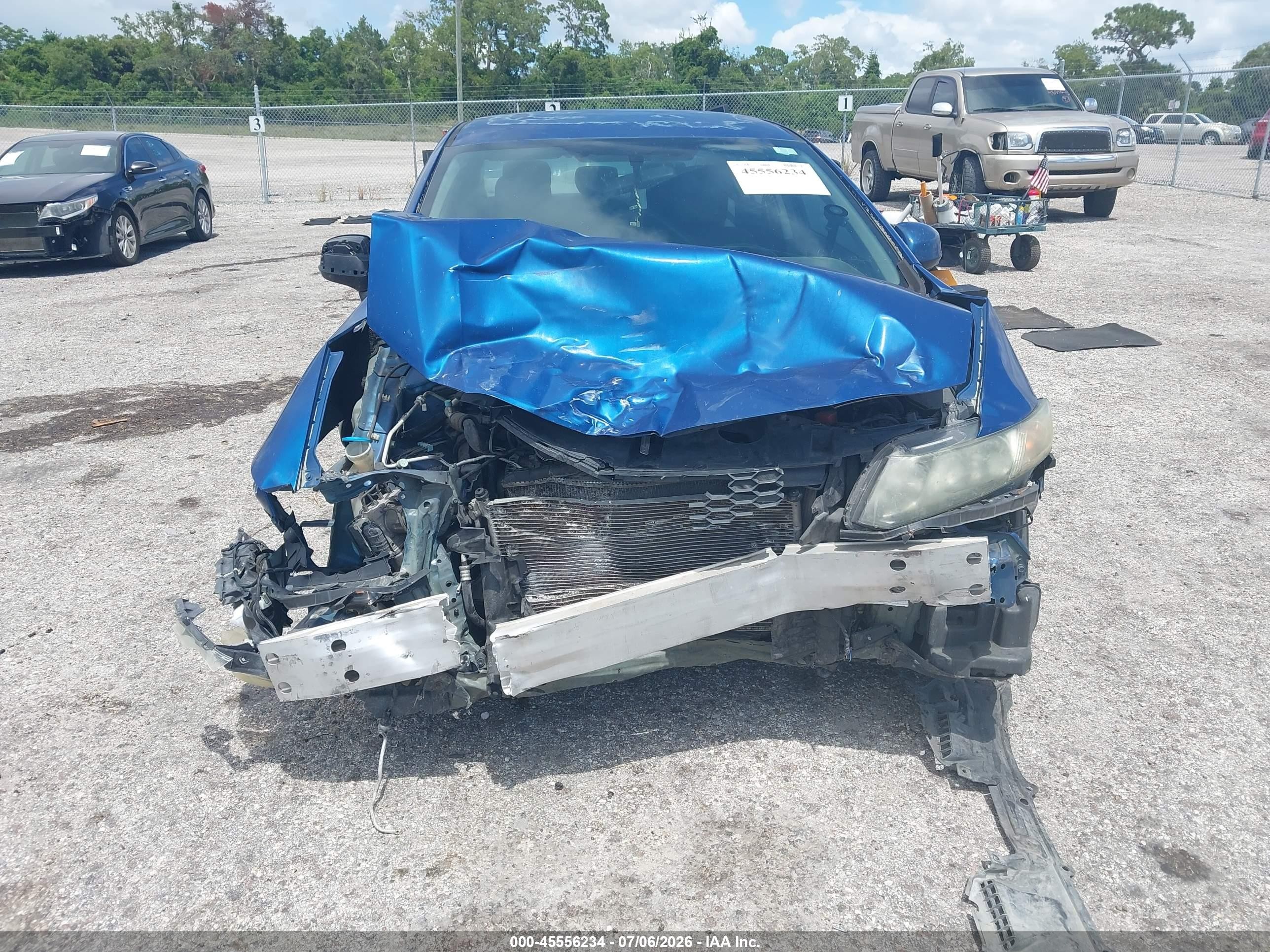 2013 Honda Civic Lx Dark Blue vin: 19XFB2F56DE079285