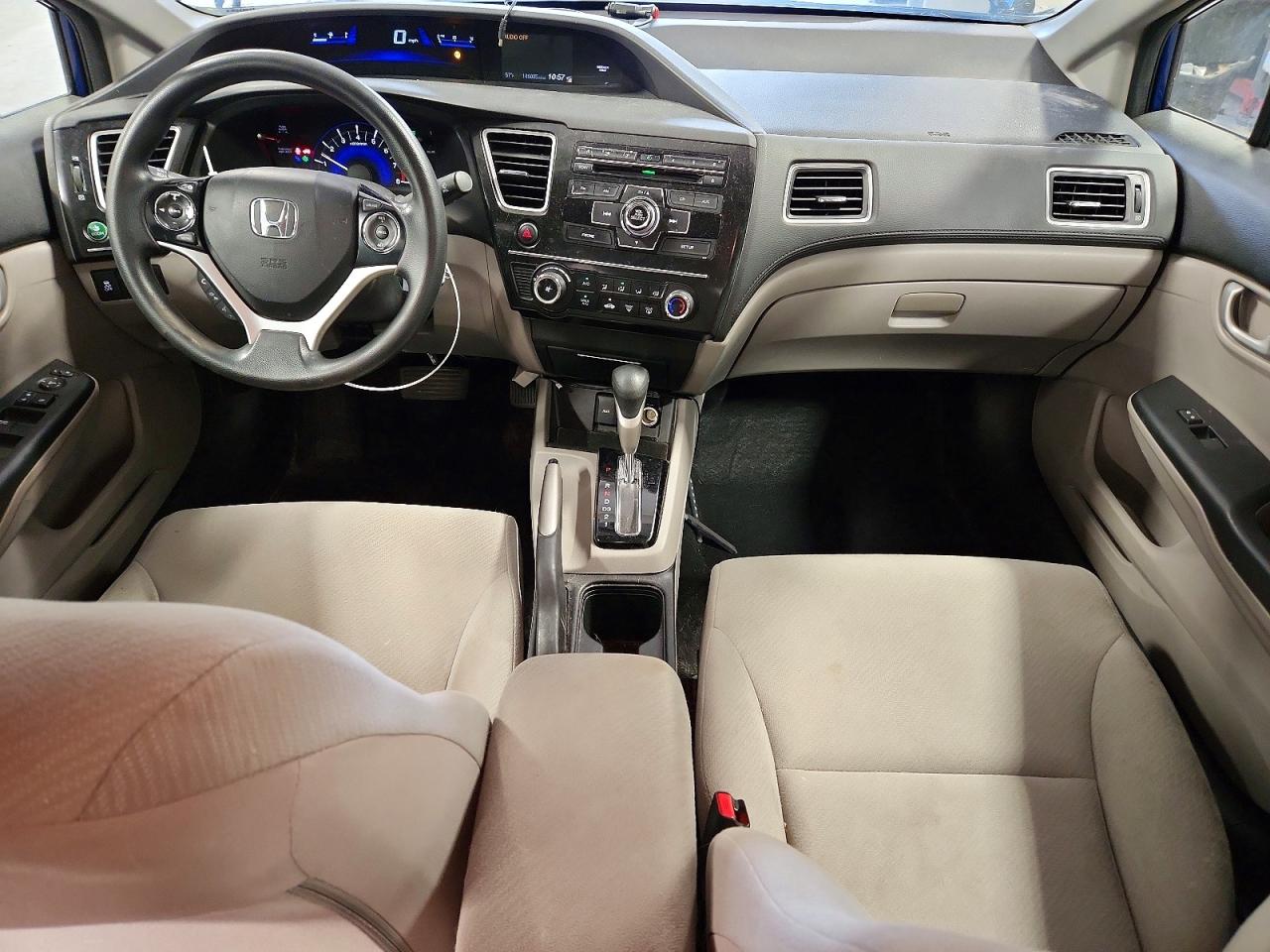 2013 Honda Civic Lx Blue vin: 19XFB2F56DE084955