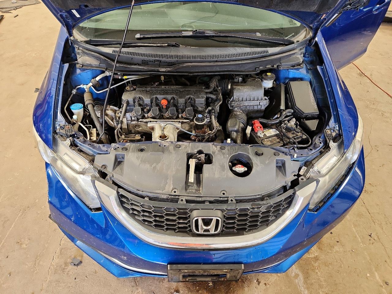 2013 Honda Civic Lx Blue vin: 19XFB2F56DE084955