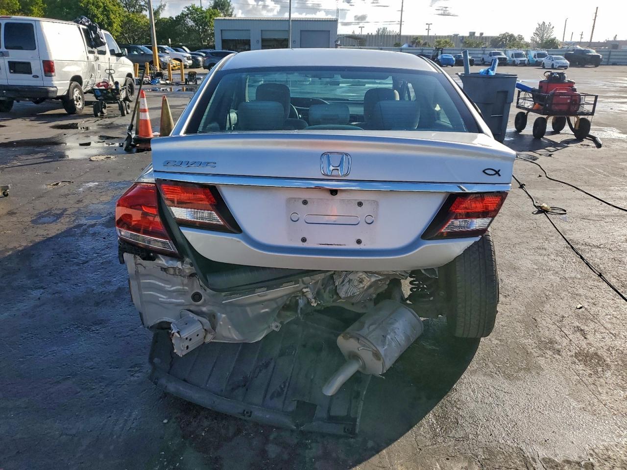 2013 Honda Civic Lx Серебряный vin: 19XFB2F56DE087421