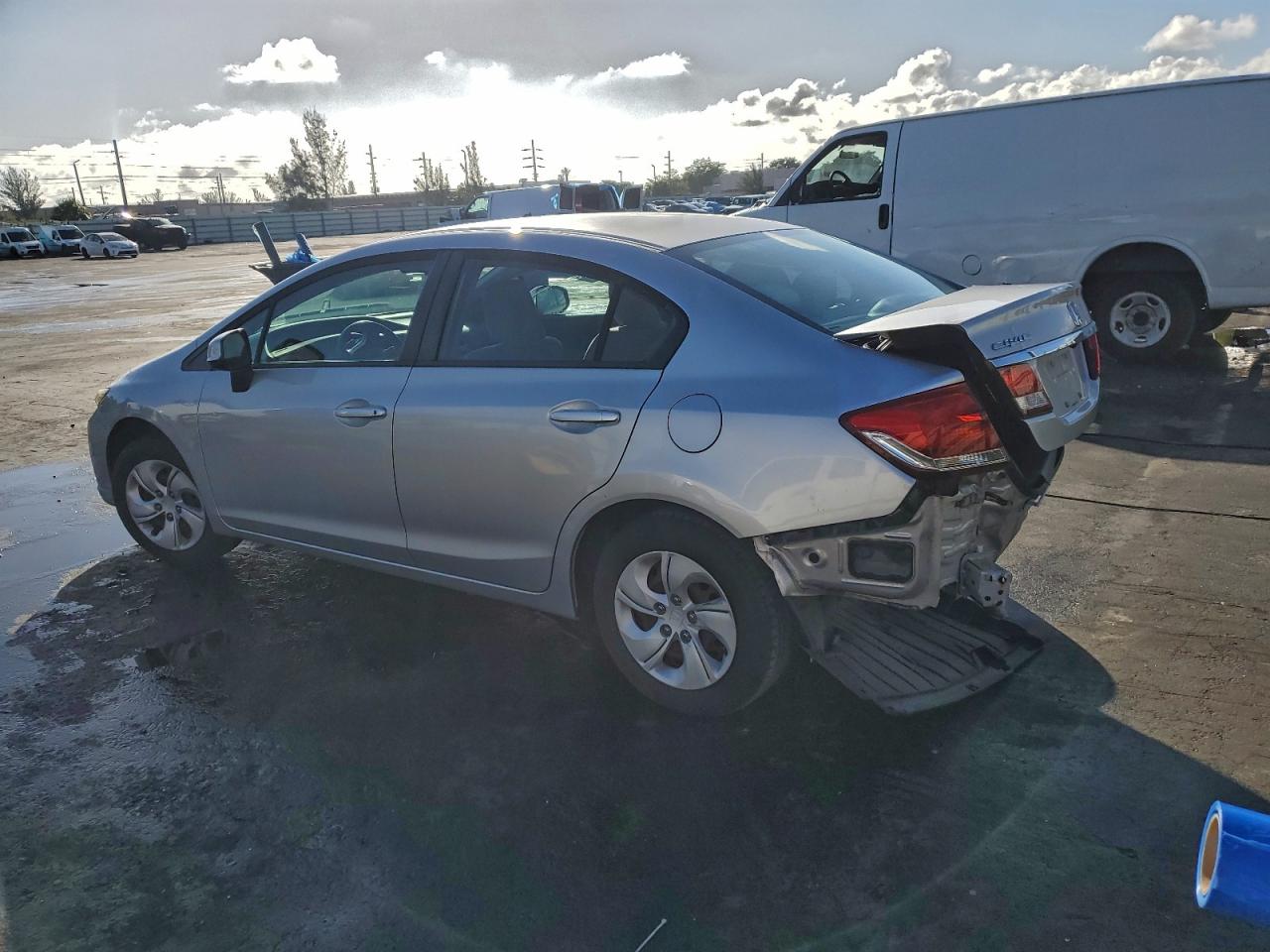 2013 Honda Civic Lx Серебряный vin: 19XFB2F56DE087421