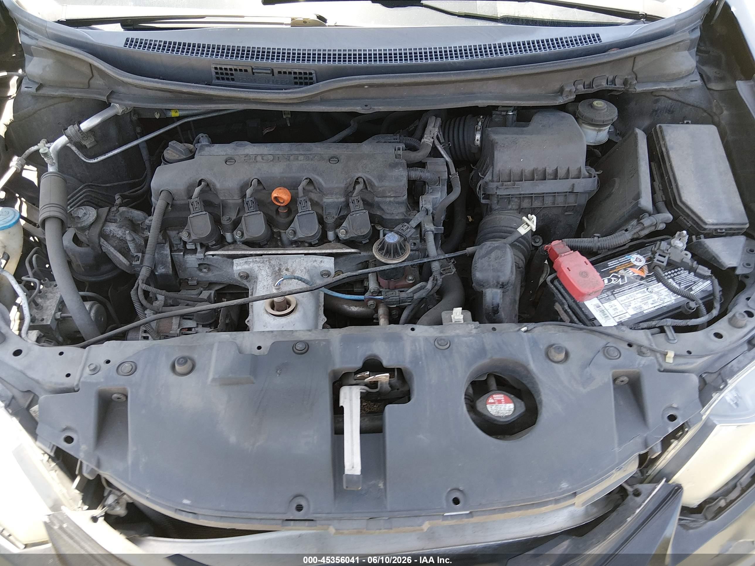 2013 Honda Civic Lx Black vin: 19XFB2F56DE205645