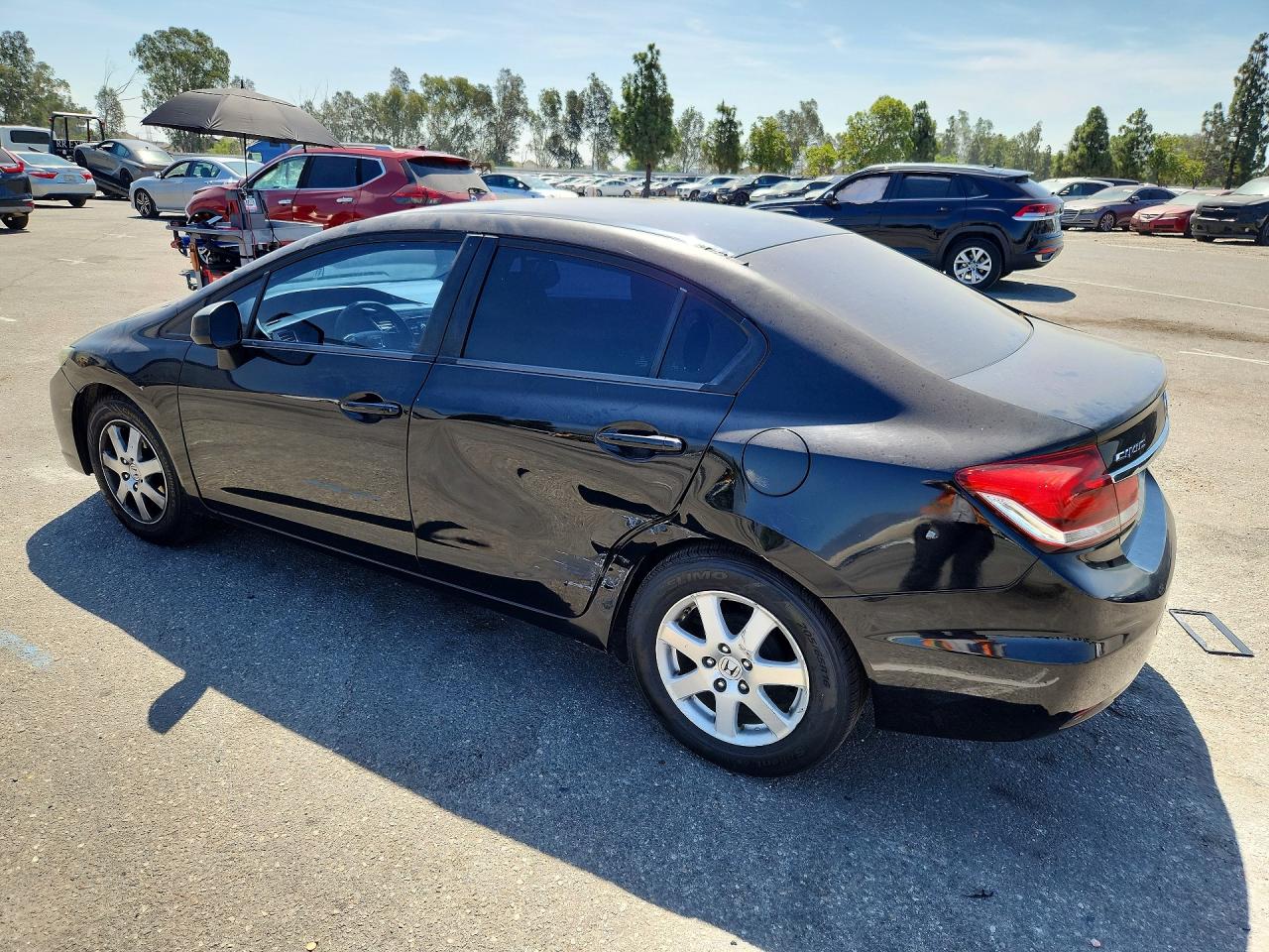 2013 Honda Civic Lx Черный vin: 19XFB2F56DE209338