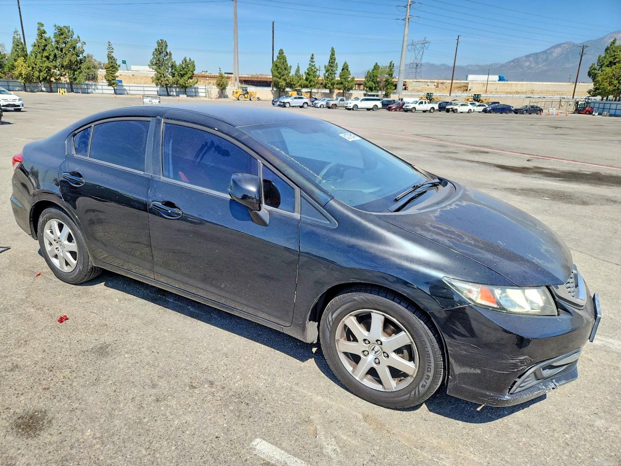 2013 Honda Civic Lx Черный vin: 19XFB2F56DE209338