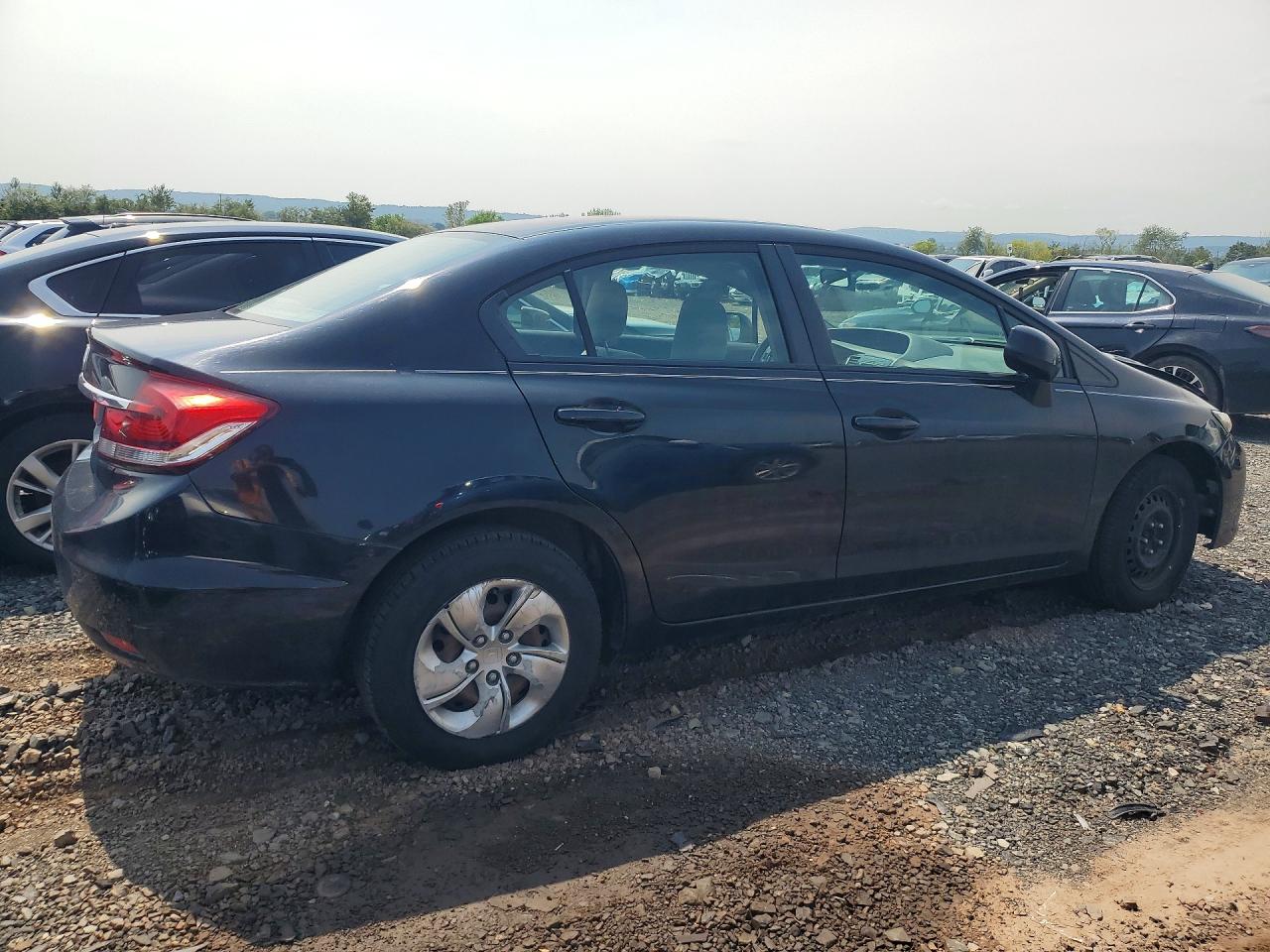 2013 Honda Civic Lx Black vin: 19XFB2F56DE217262