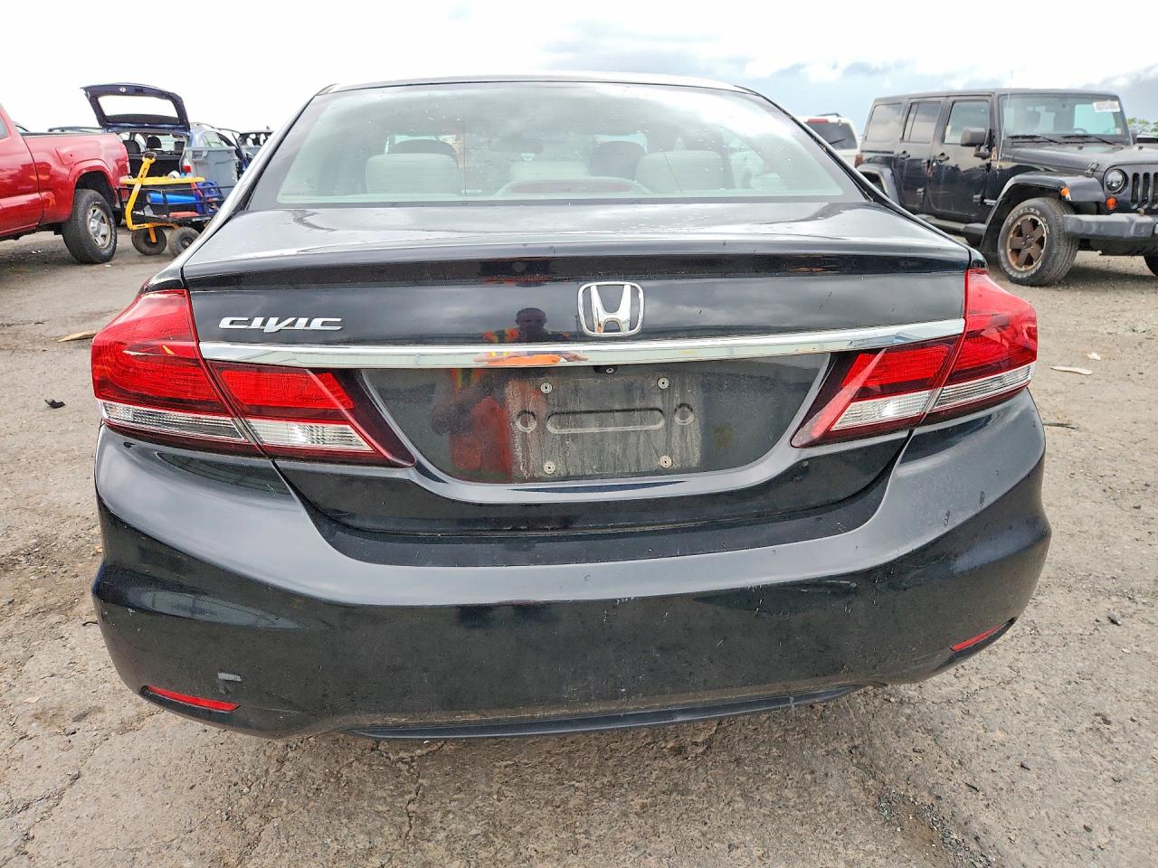 2013 Honda Civic Lx Black vin: 19XFB2F56DE217262