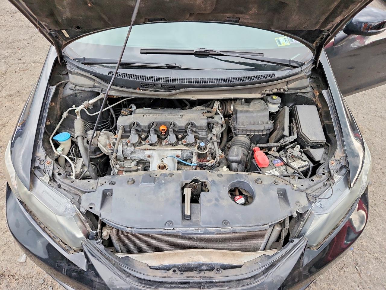 2013 Honda Civic Lx Black vin: 19XFB2F56DE217262