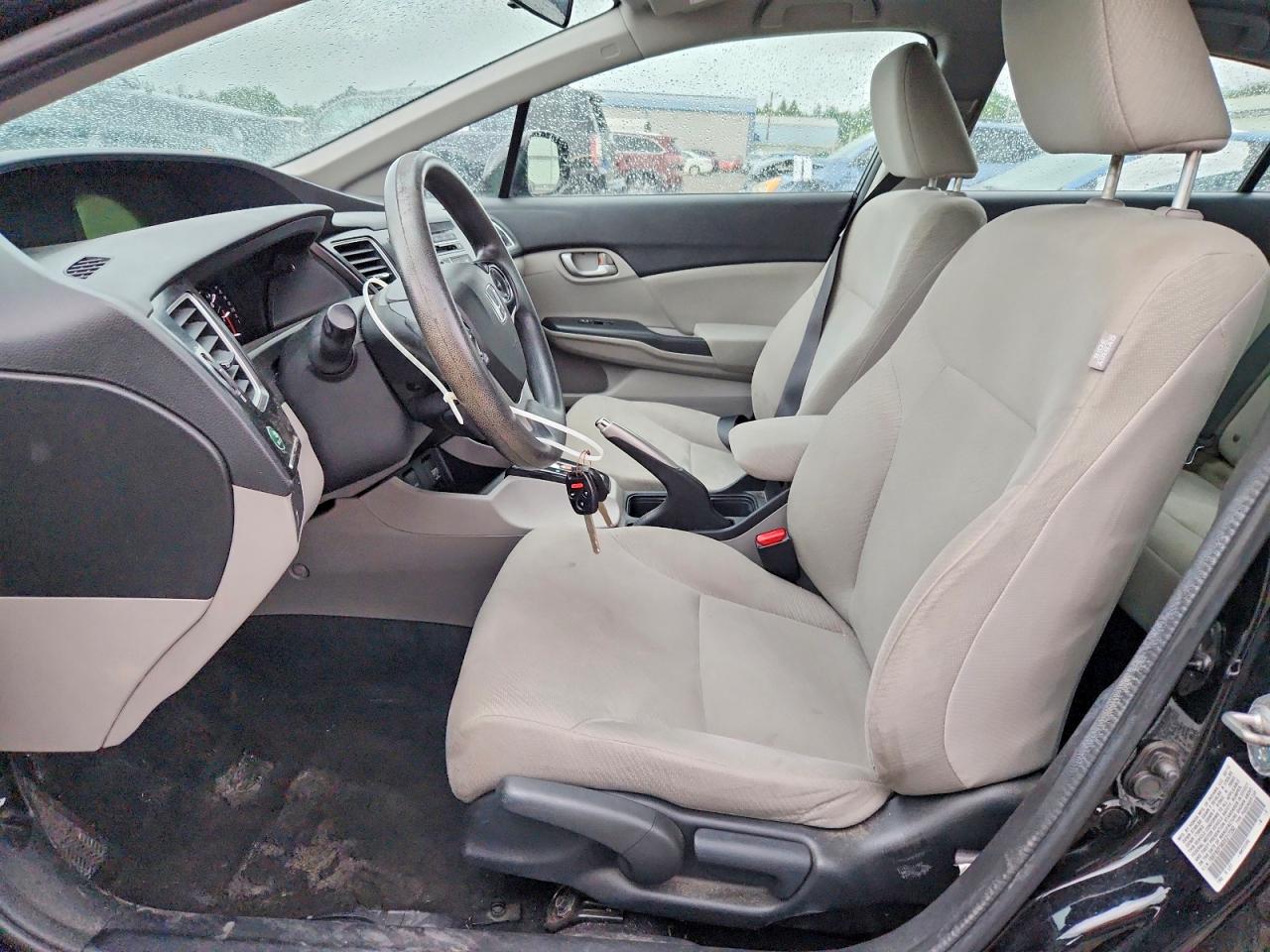 2013 Honda Civic Lx Black vin: 19XFB2F56DE217262