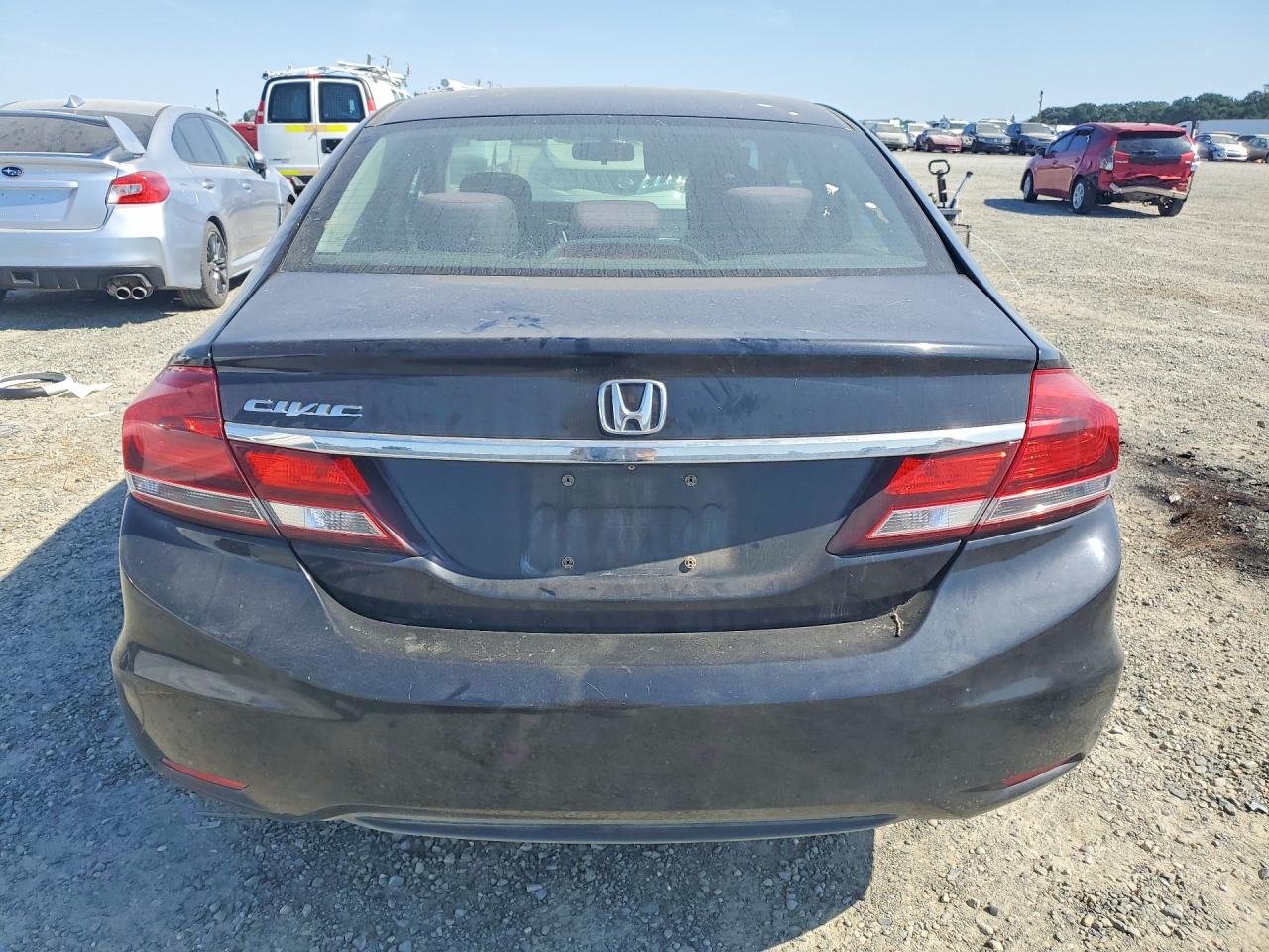 2013 Honda Civic Lx Black vin: 19XFB2F56DE232117