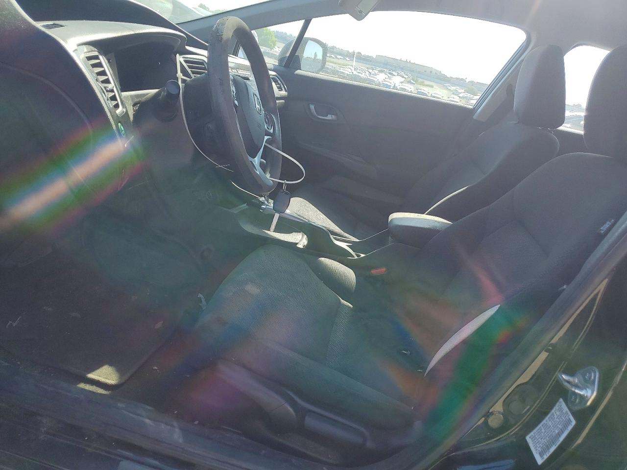 2013 Honda Civic Lx Black vin: 19XFB2F56DE232117