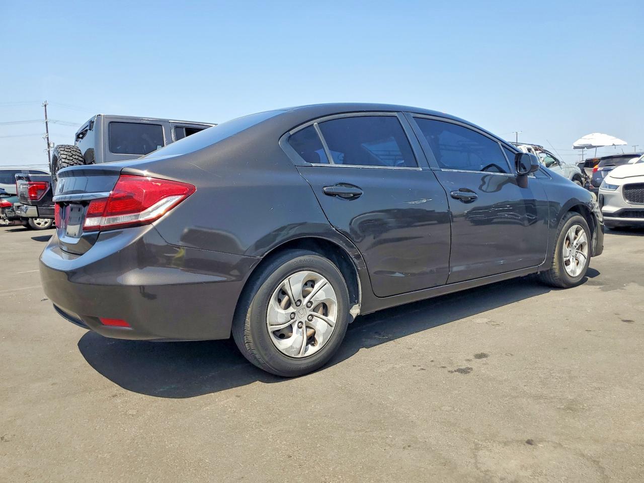 2013 Honda Civic Lx Коричневый vin: 19XFB2F56DE234031