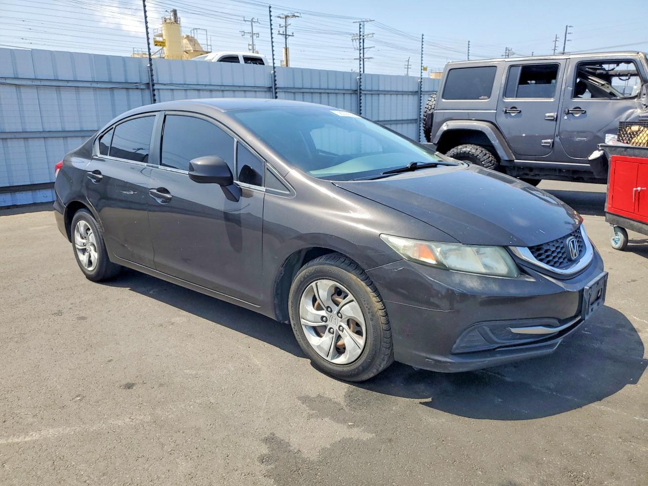 2013 Honda Civic Lx Коричневый vin: 19XFB2F56DE234031